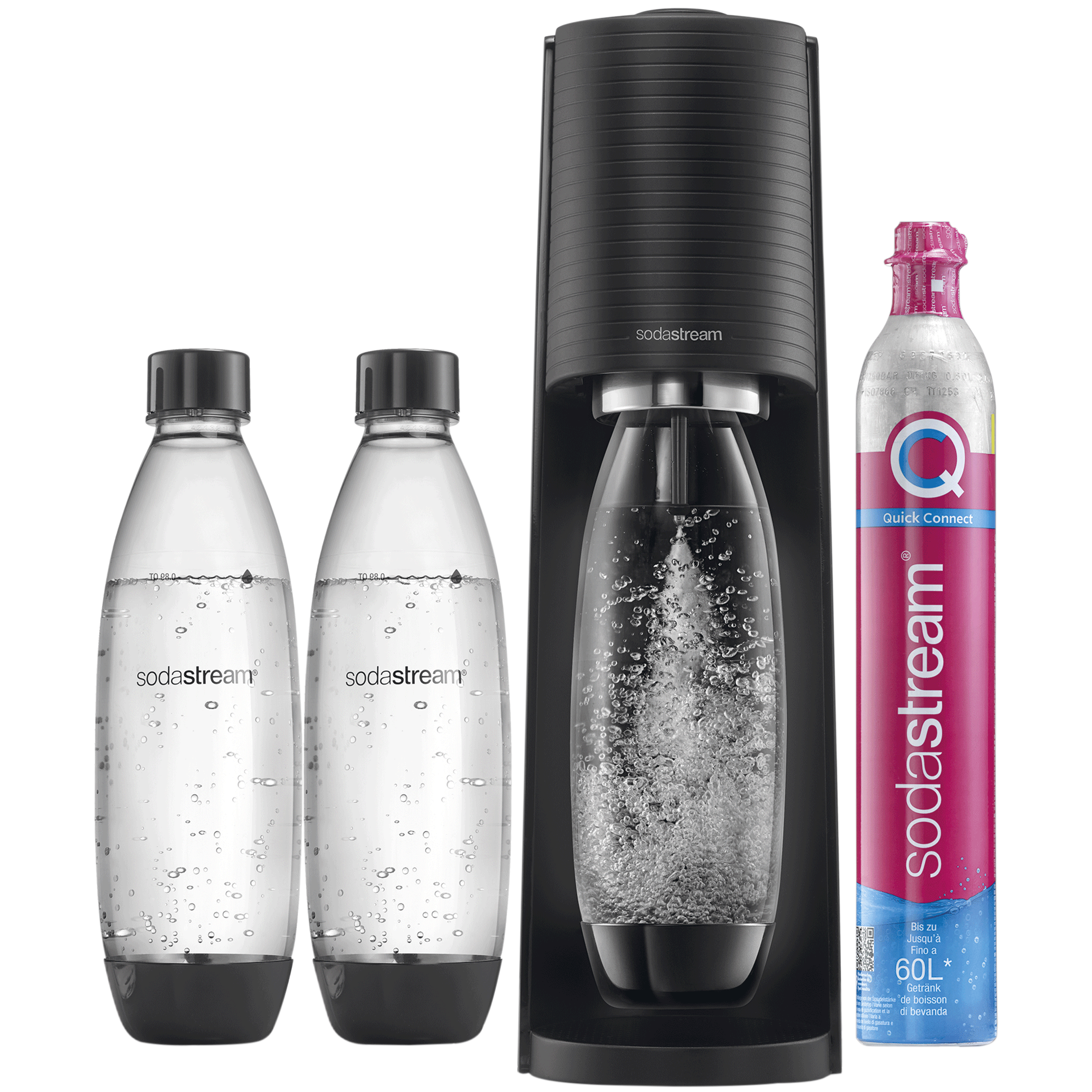 Saturator do gazowania wody Terra czarny SodaStream