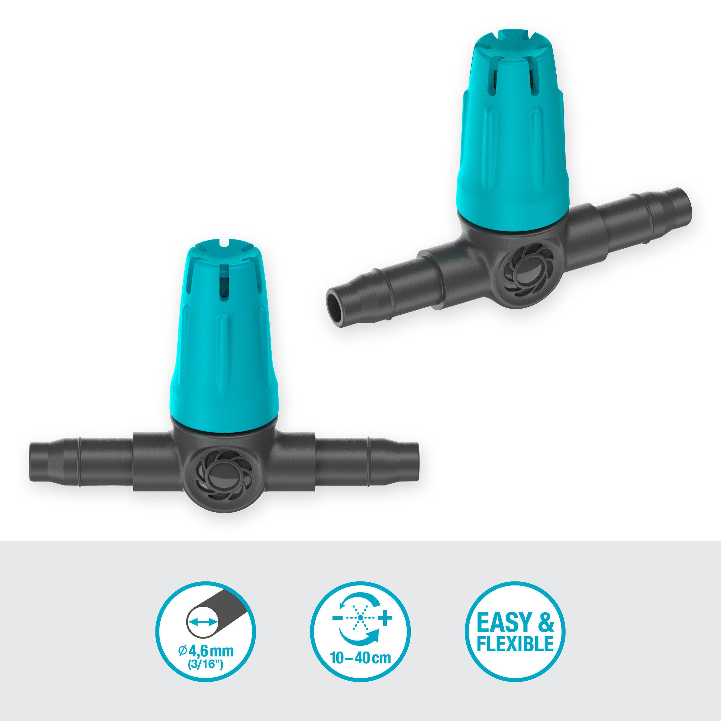 Gotejador 4,6 mm 15 unidades Gardena - 8