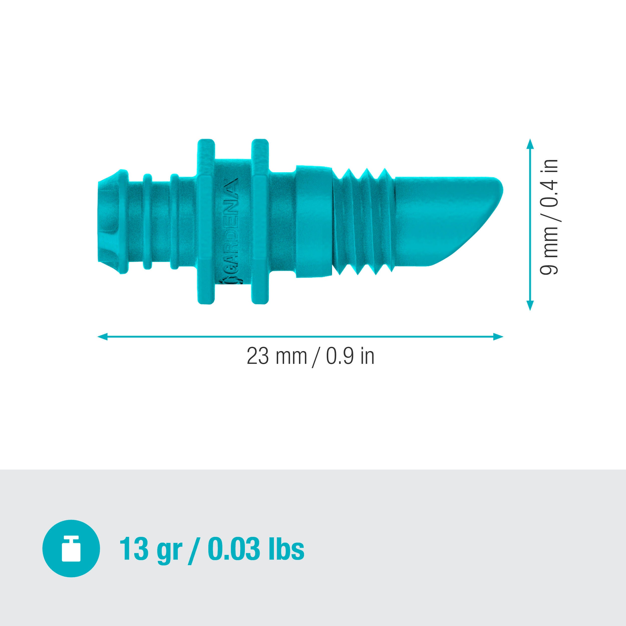 Goutteur auto-régulant fin de ligne 2 l/h GARDENA 13307-20 - 7
