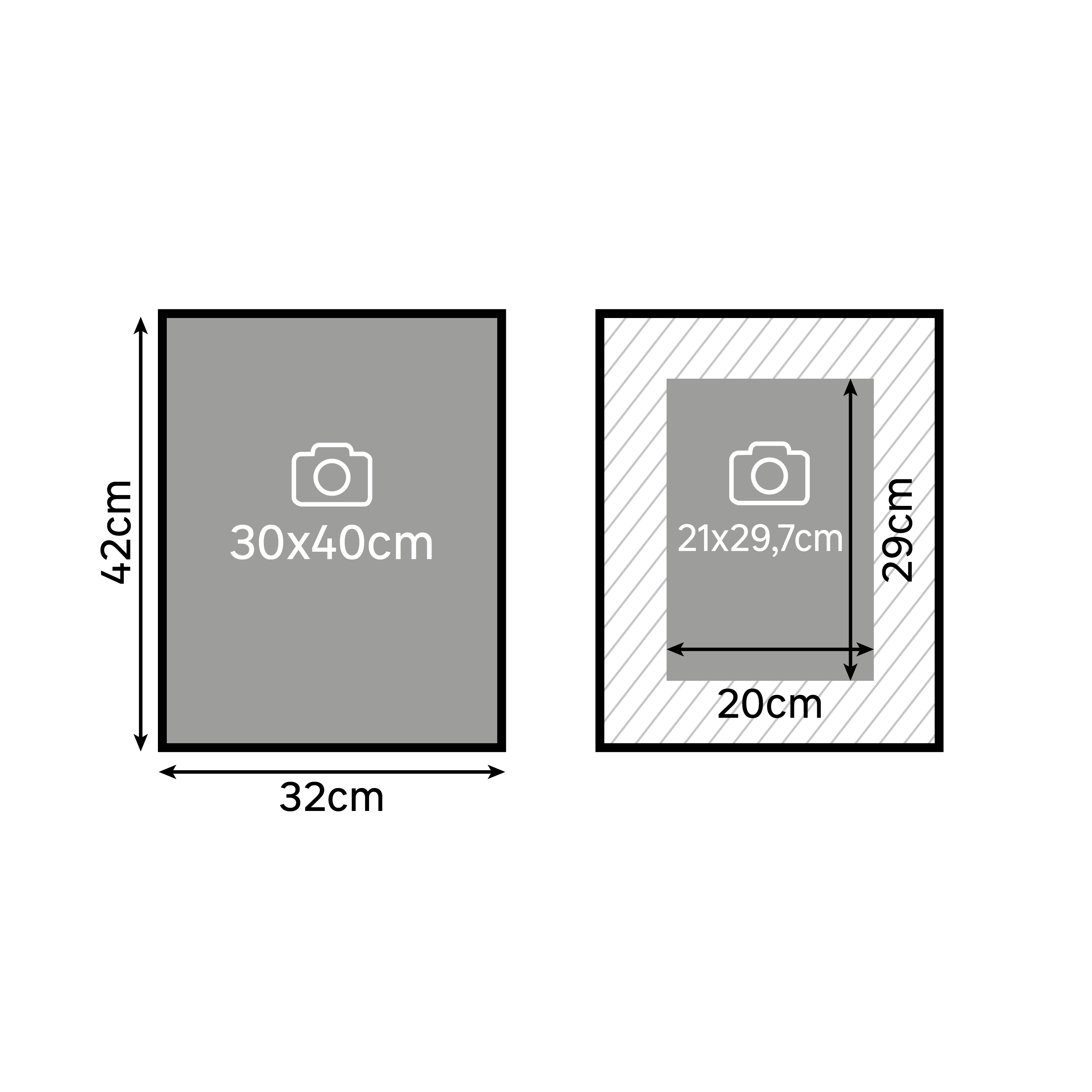 Moldura 30x40cm milo oak castanho inspire - 8