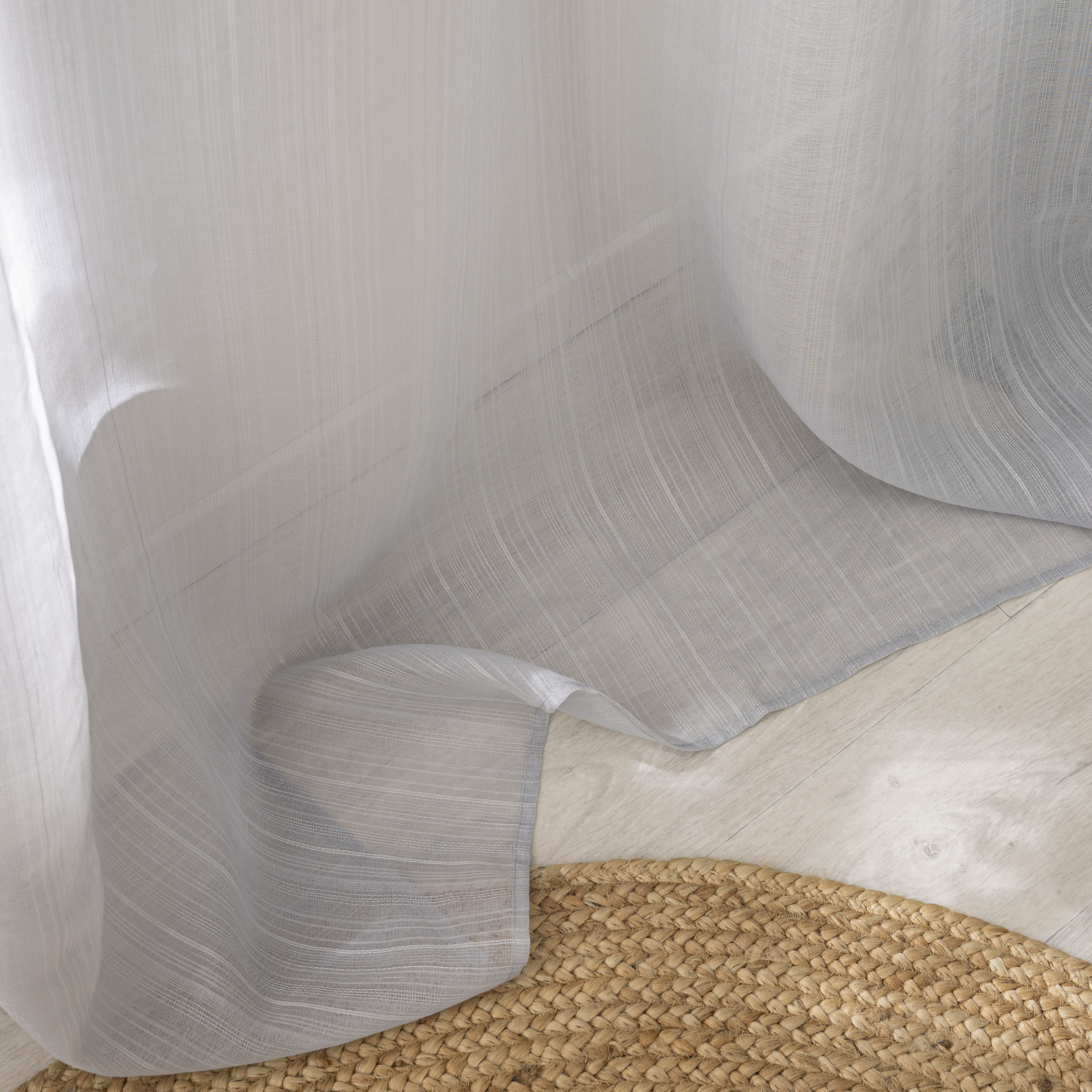 Tenda INSPIRE Tonia granit 5 grigio, occhiello 140x280 cm - 3