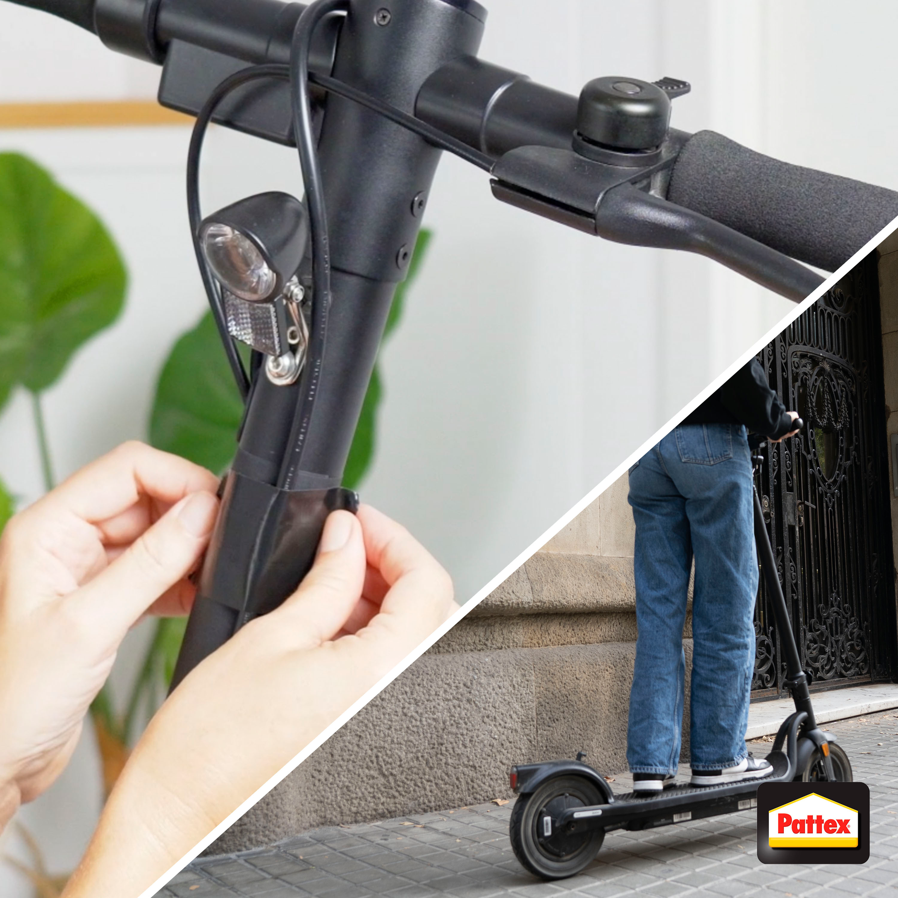 Ruban adhésif de PATTEX Power tape, face unique L.25 m x l.51 mm noir - 5