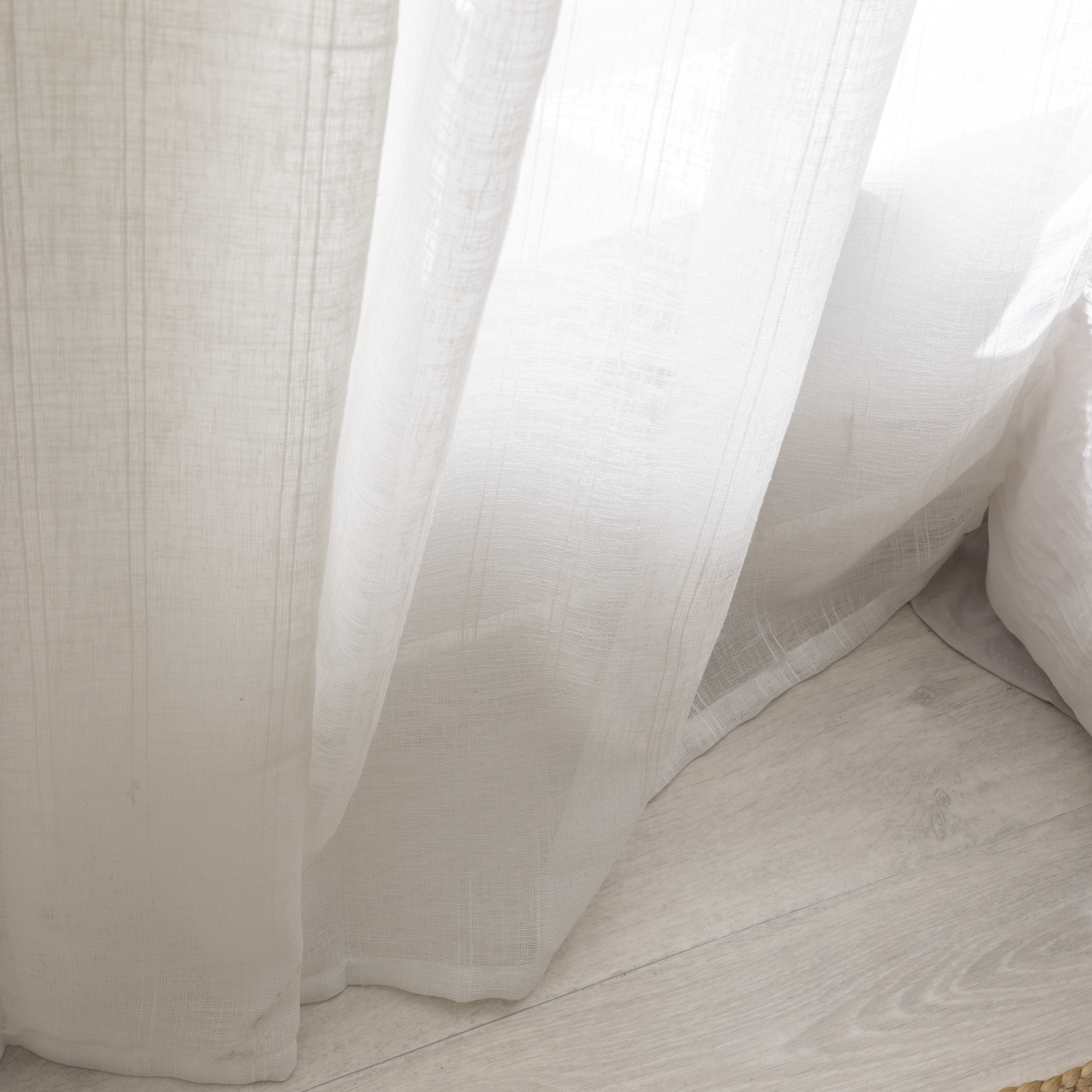 Tenda INSPIRE Tonia bianco, occhiello 140x280 cm - 2