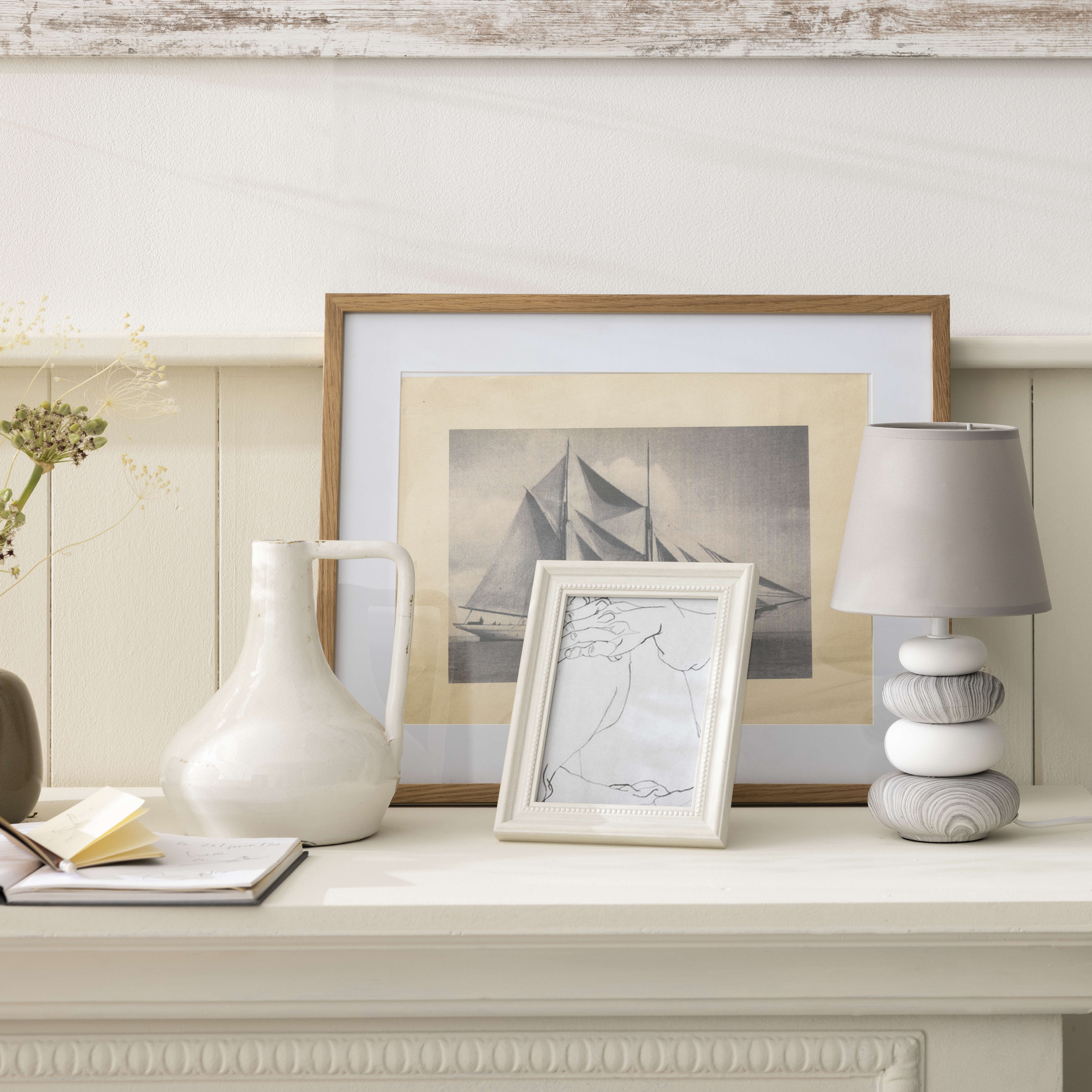 Cadre Toundra, H.15 x l.10 cm, bois naturel, INSPIRE - 2