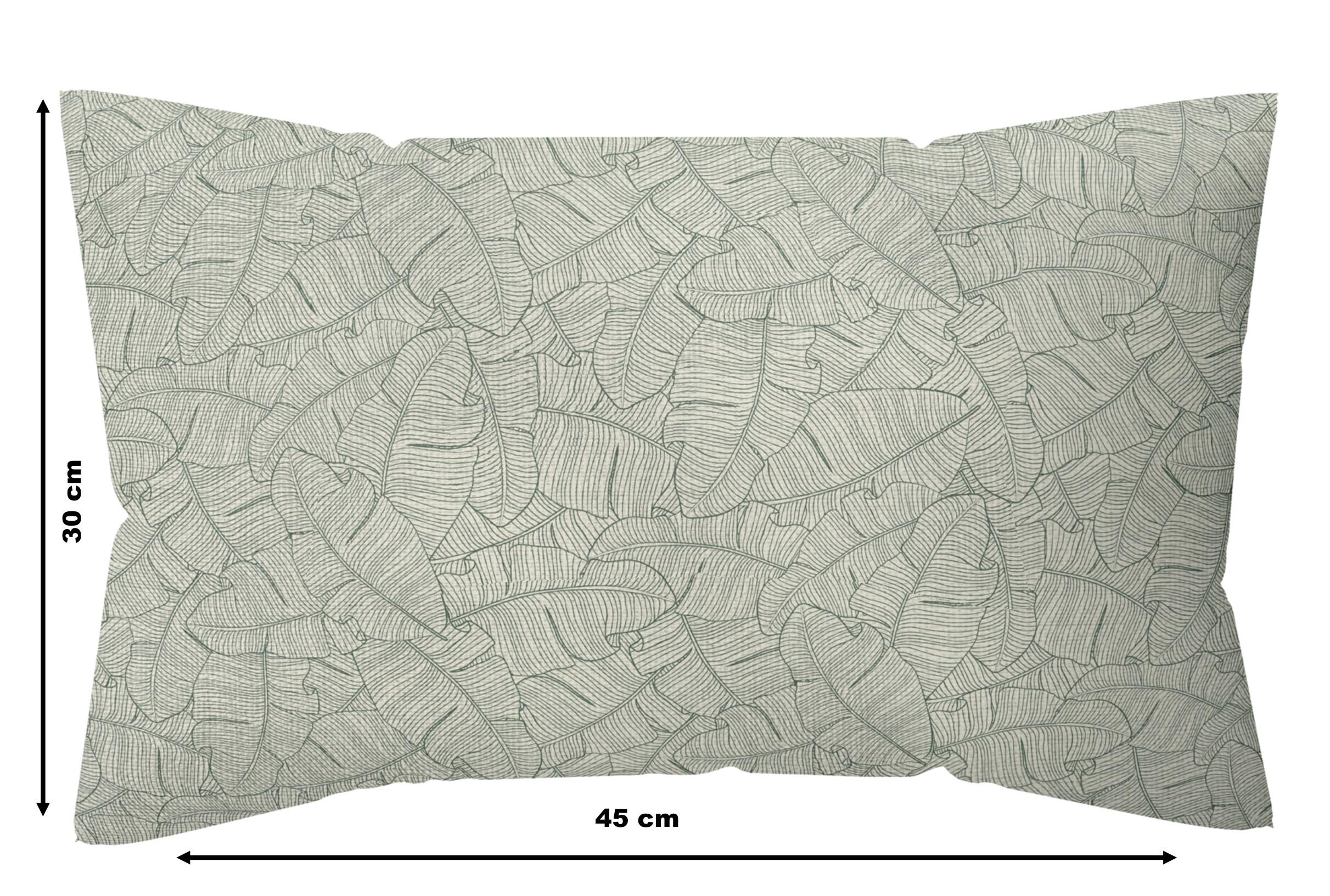 Cojín decorativasrativo de jardín NATERIAL hojas multicolor 45x30 cm - 2