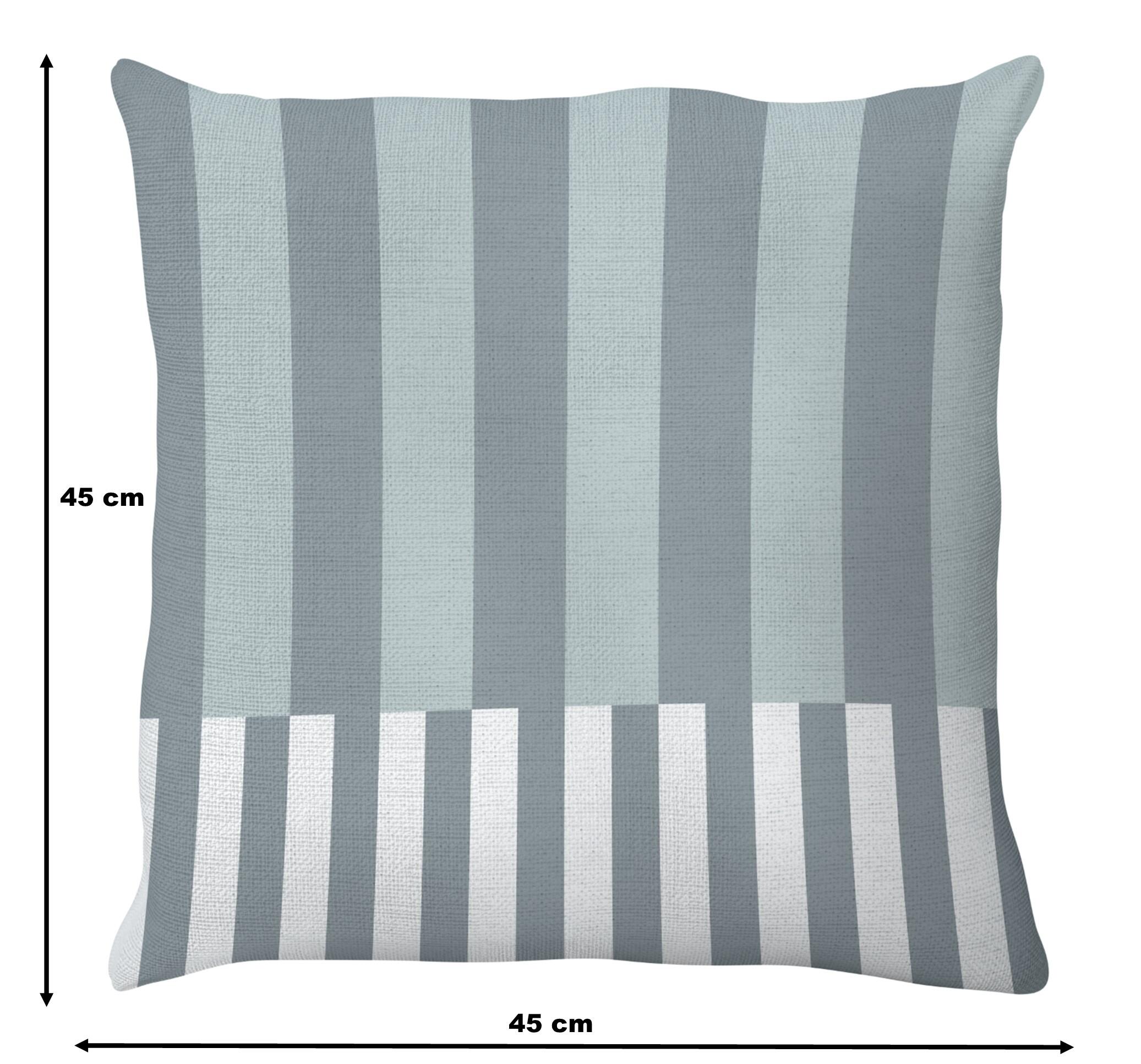 Coussin déco Modern strip aqua l.45 NATERIAL - 8