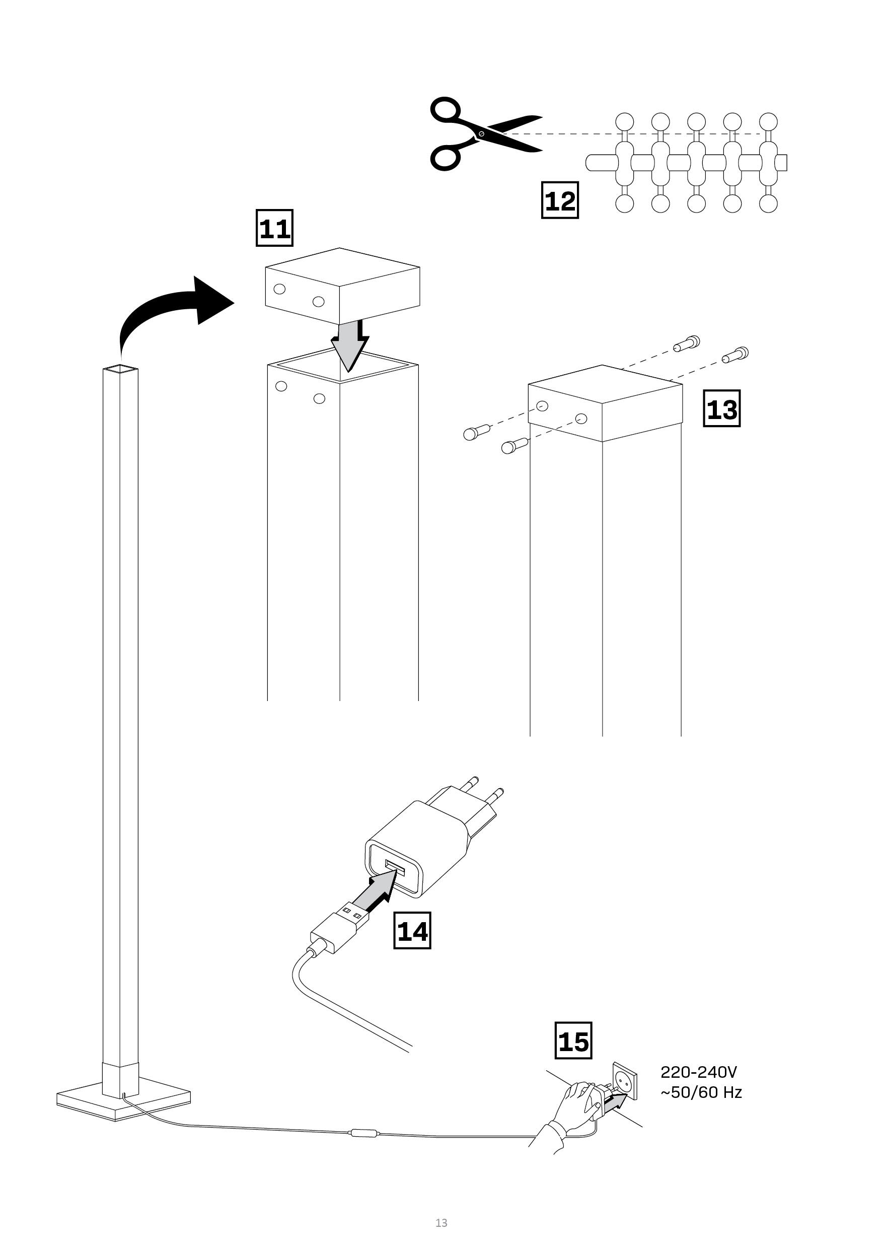 Lampa podłogowa Magical z pilotem RGBW Goldlux - 15