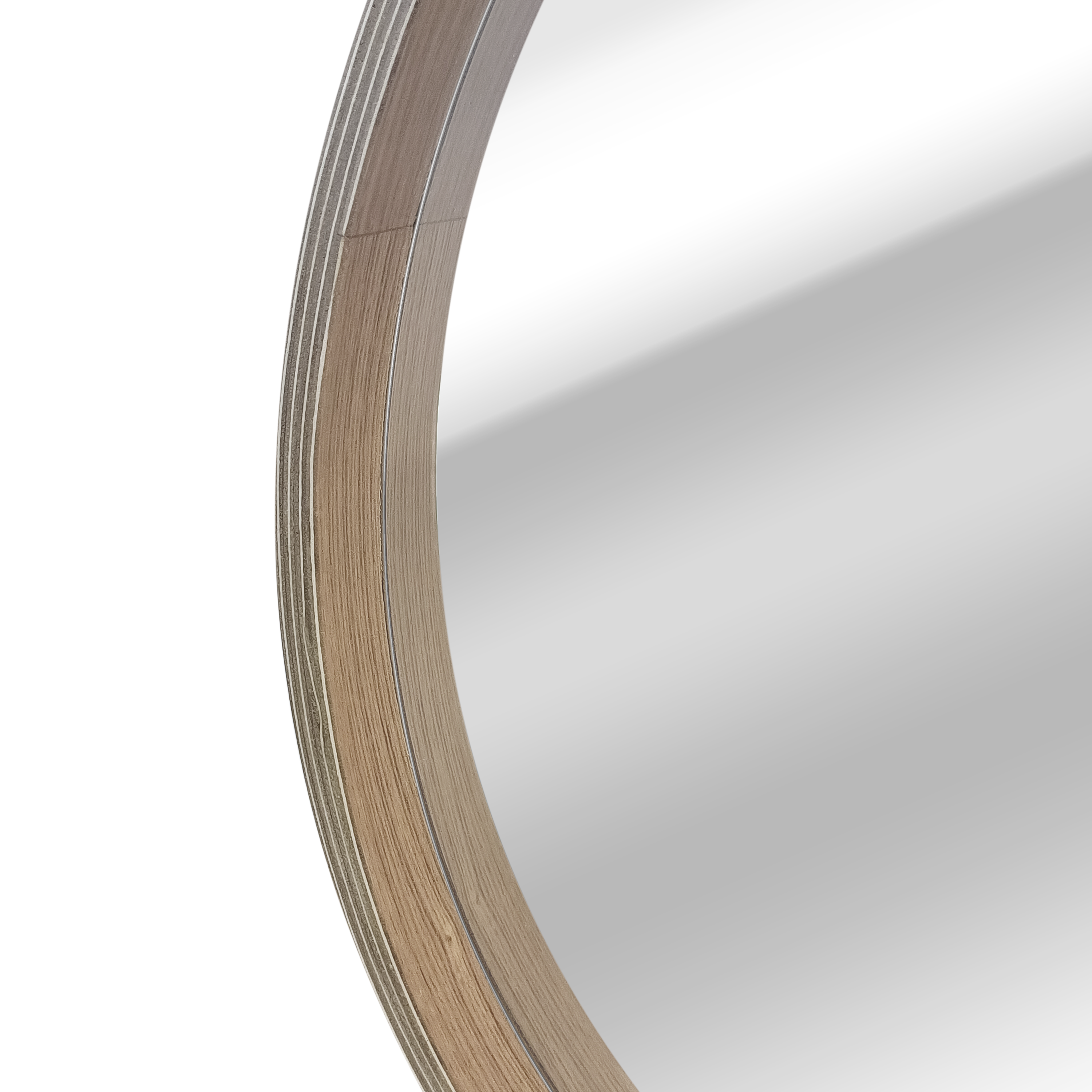 Espelho com moldura NORDIK CORD OAK 57 cm Inspire - 26