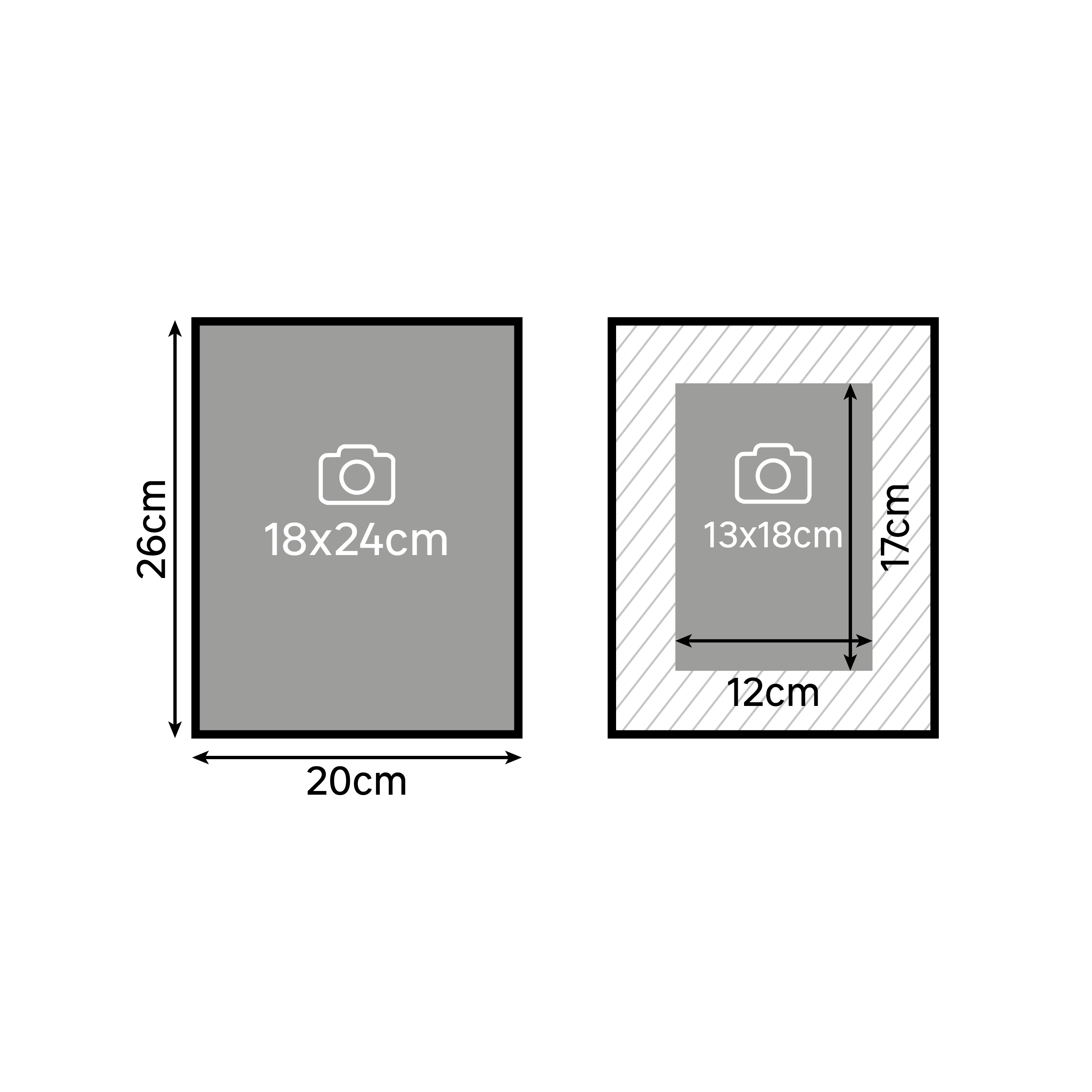 Cadre Milo, 18 x 24 cm chêne clair, INSPIRE - 5