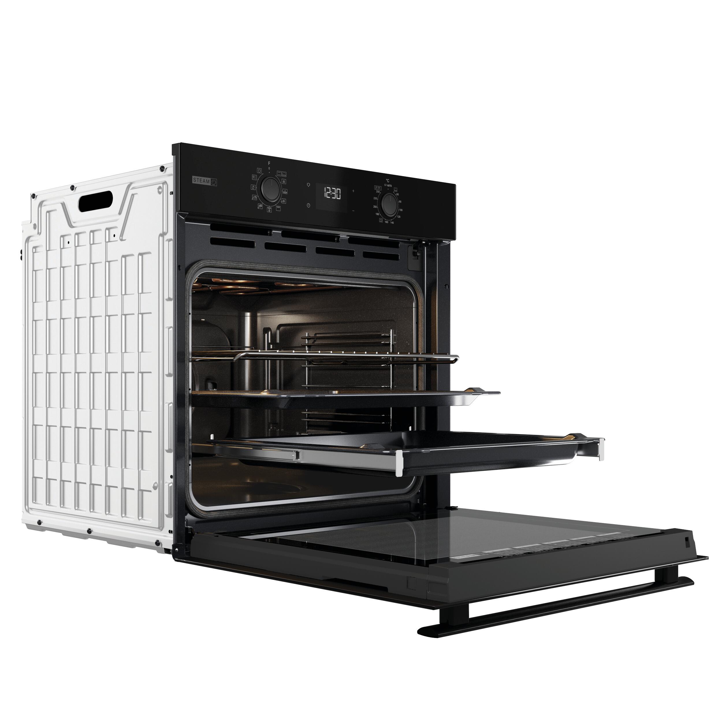 Horno WHIRLPOOL OMSR58RU1SB 71L pirólisis negro Clase A+ - 9