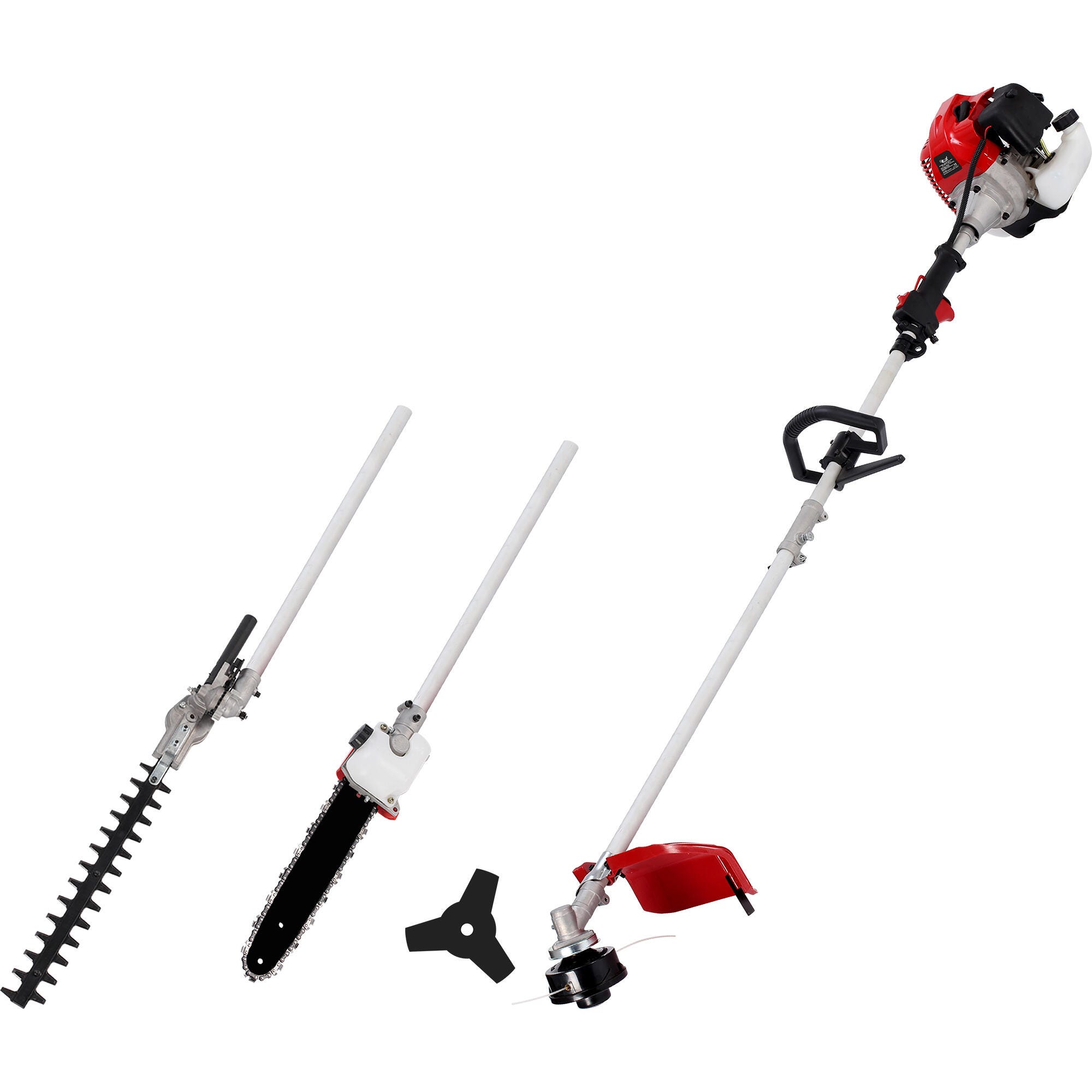 Decespugliatore A Scoppio Ribimex 25cc - 750W, Lama 3 Denti, Tagliabordi, Imbracatura, Serbatoio 0.5L - Foto 5