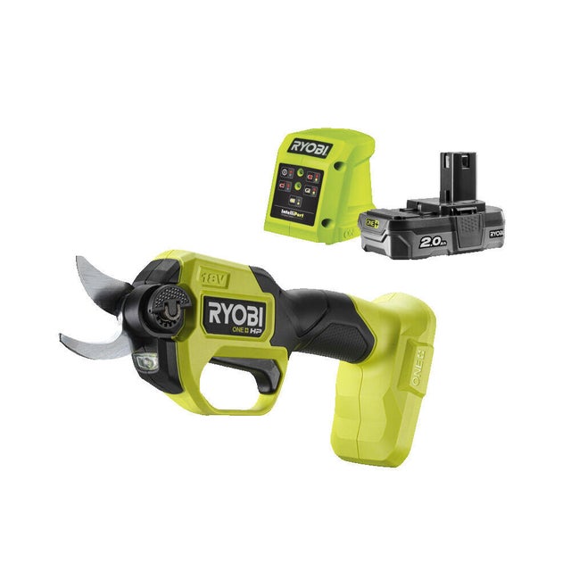 Tijeras de podar RYOBI RY18SCXA-120 c/batería de ion litio 18V