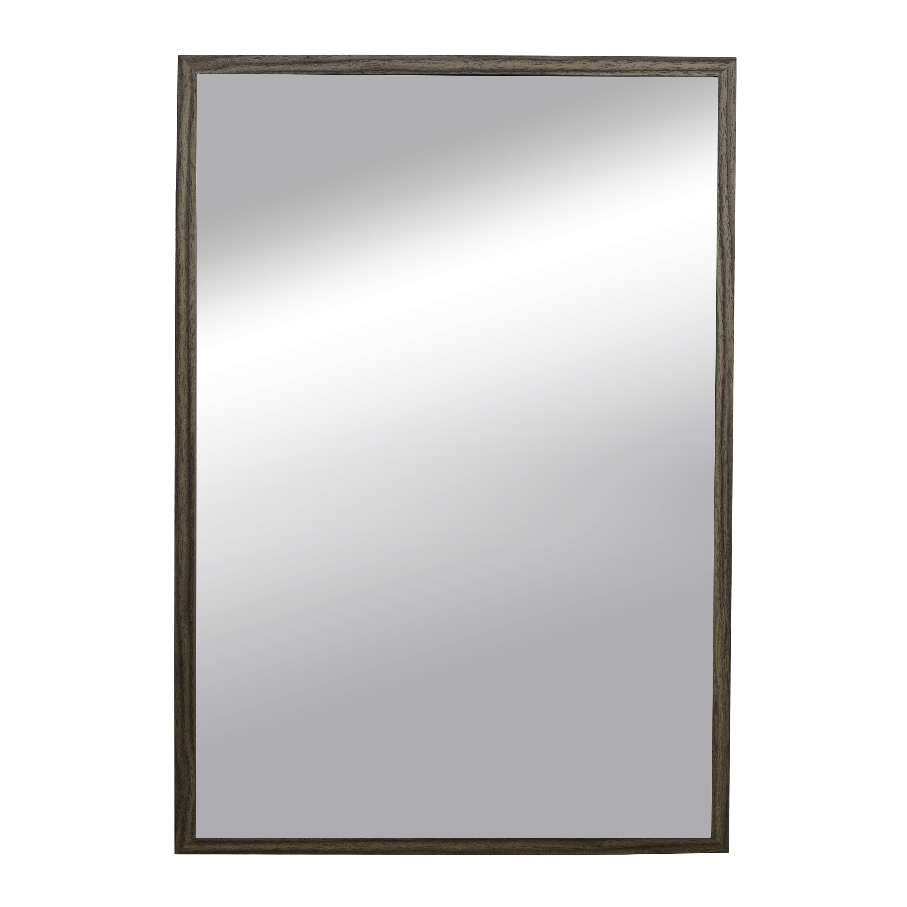 Espejo enmarcado rectangular milo nogal oscuro inspire 42.7 x62.7 cm