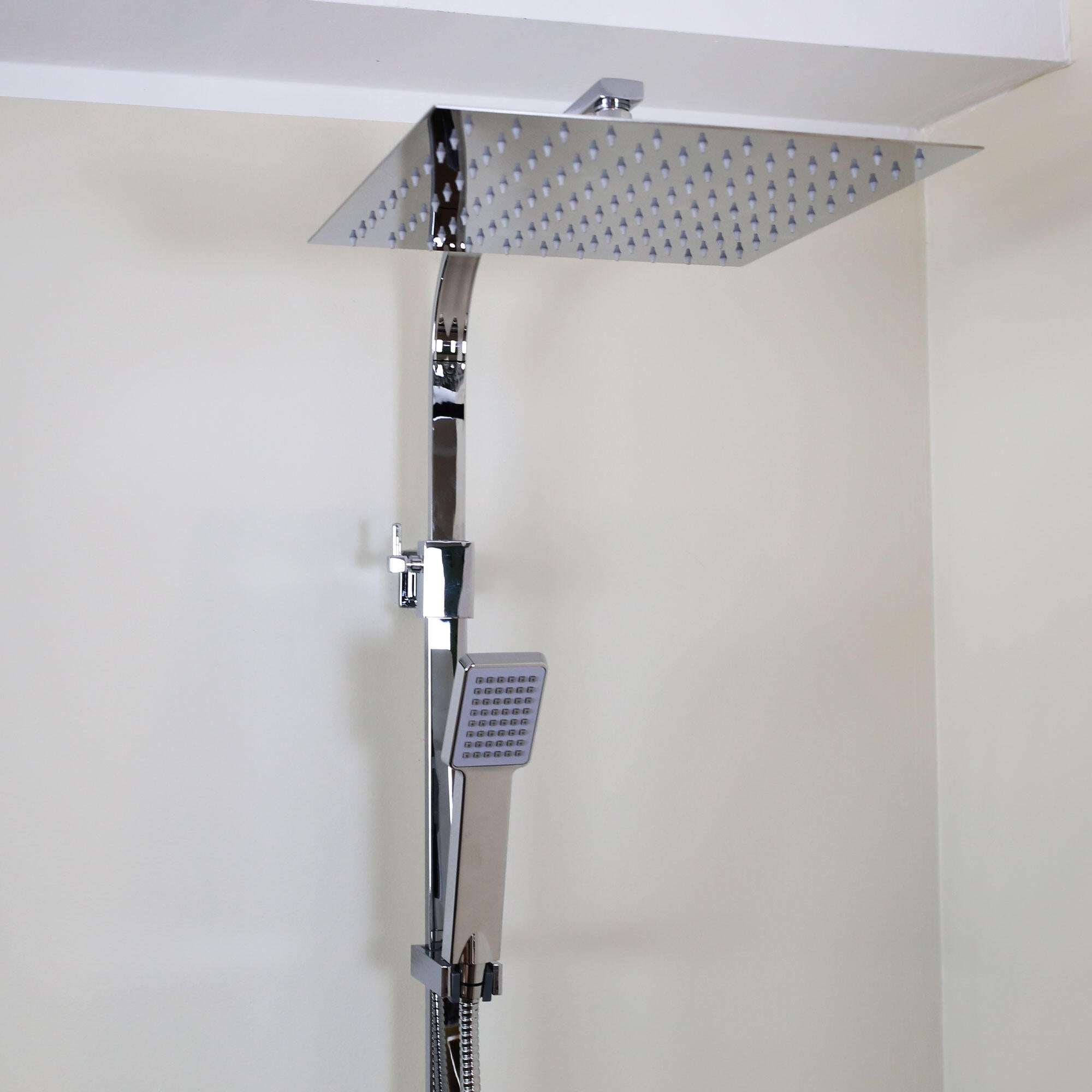 Colonne de douche thermostatique ESSEBAGNO Quartos Chromé - 5