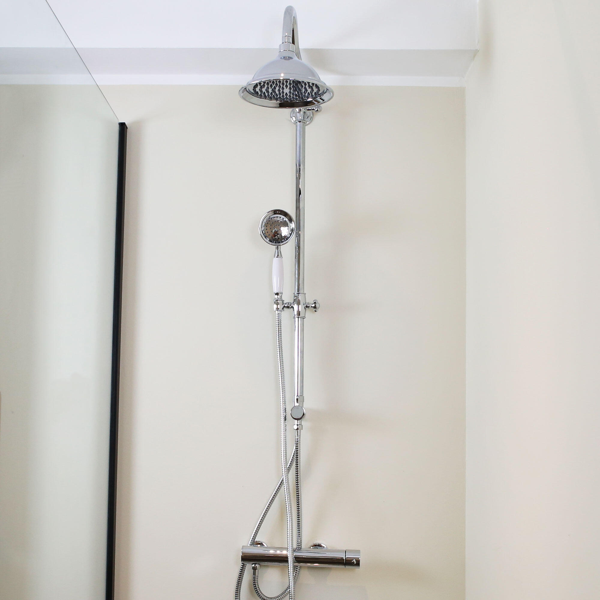 Colonne de douche produit sans robinet 1 jet(s) chrome Leeds ESSEBAGNO - 5