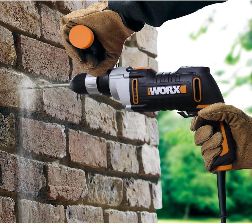 Perceuse à percussion 800W WORX, WX328 (Livrée avec 6 forets) - 2