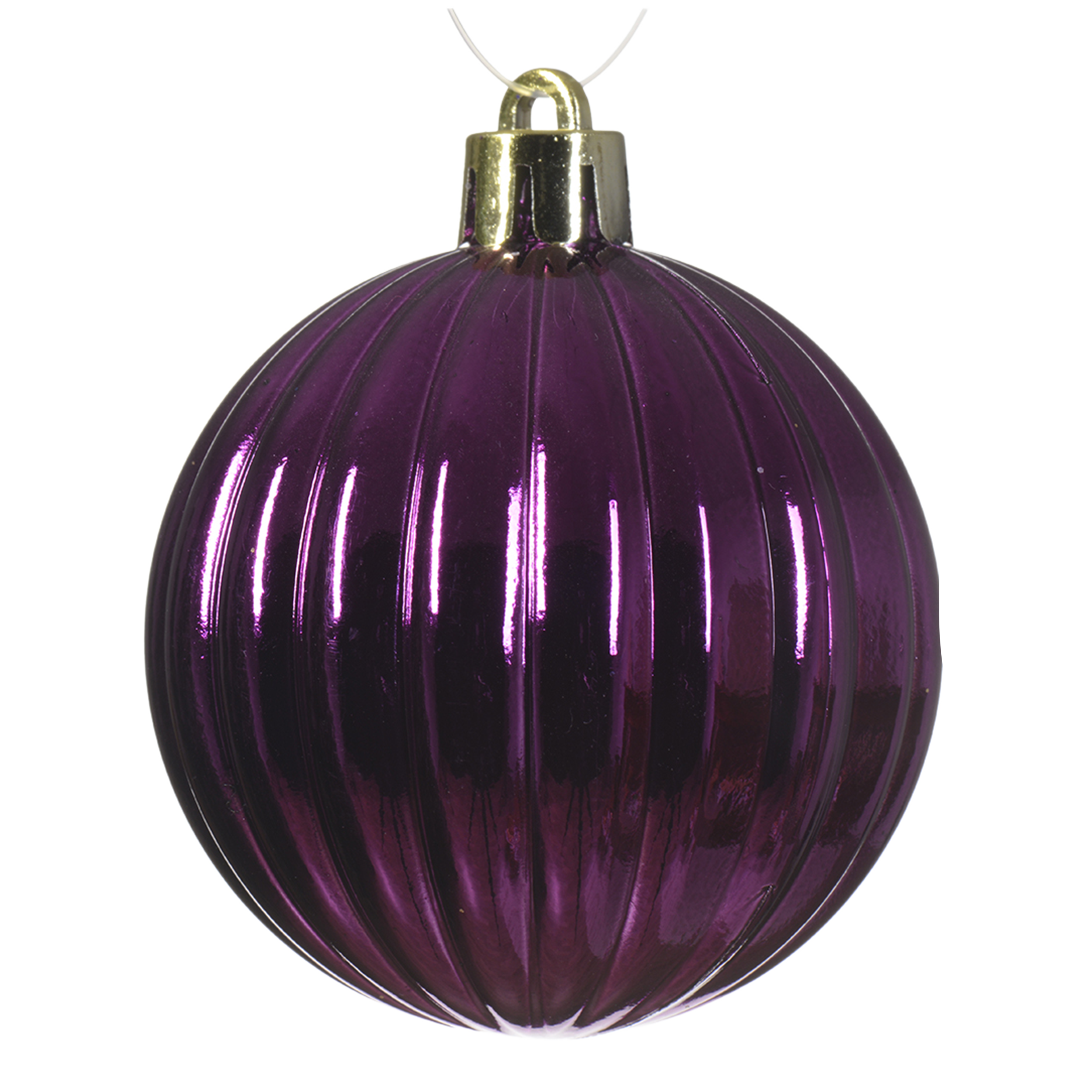 Bombki plastikowe 7cm różne kolory wzory mix - 13