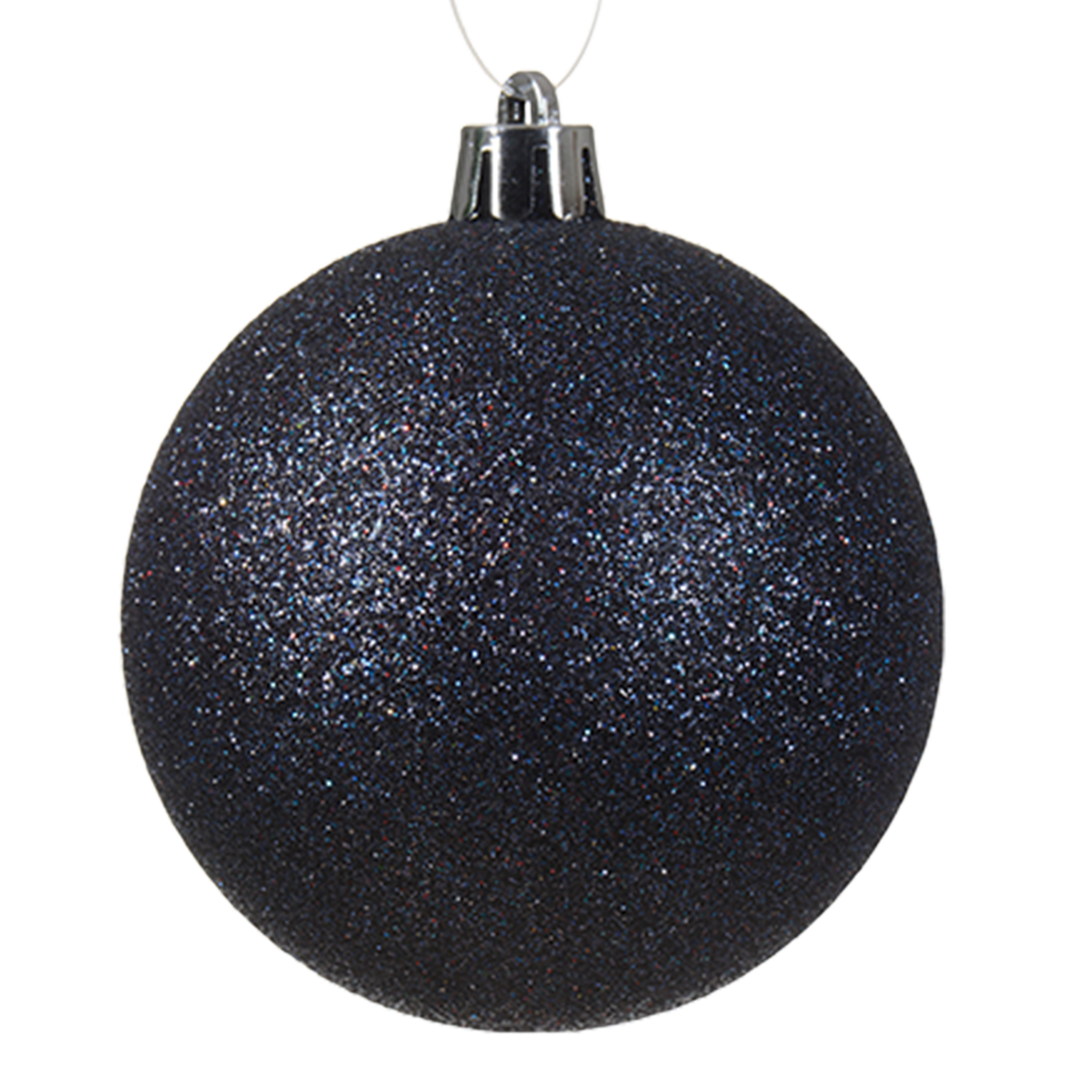 Bombki plastikowe 7cm różne kolory wzory mix - 11