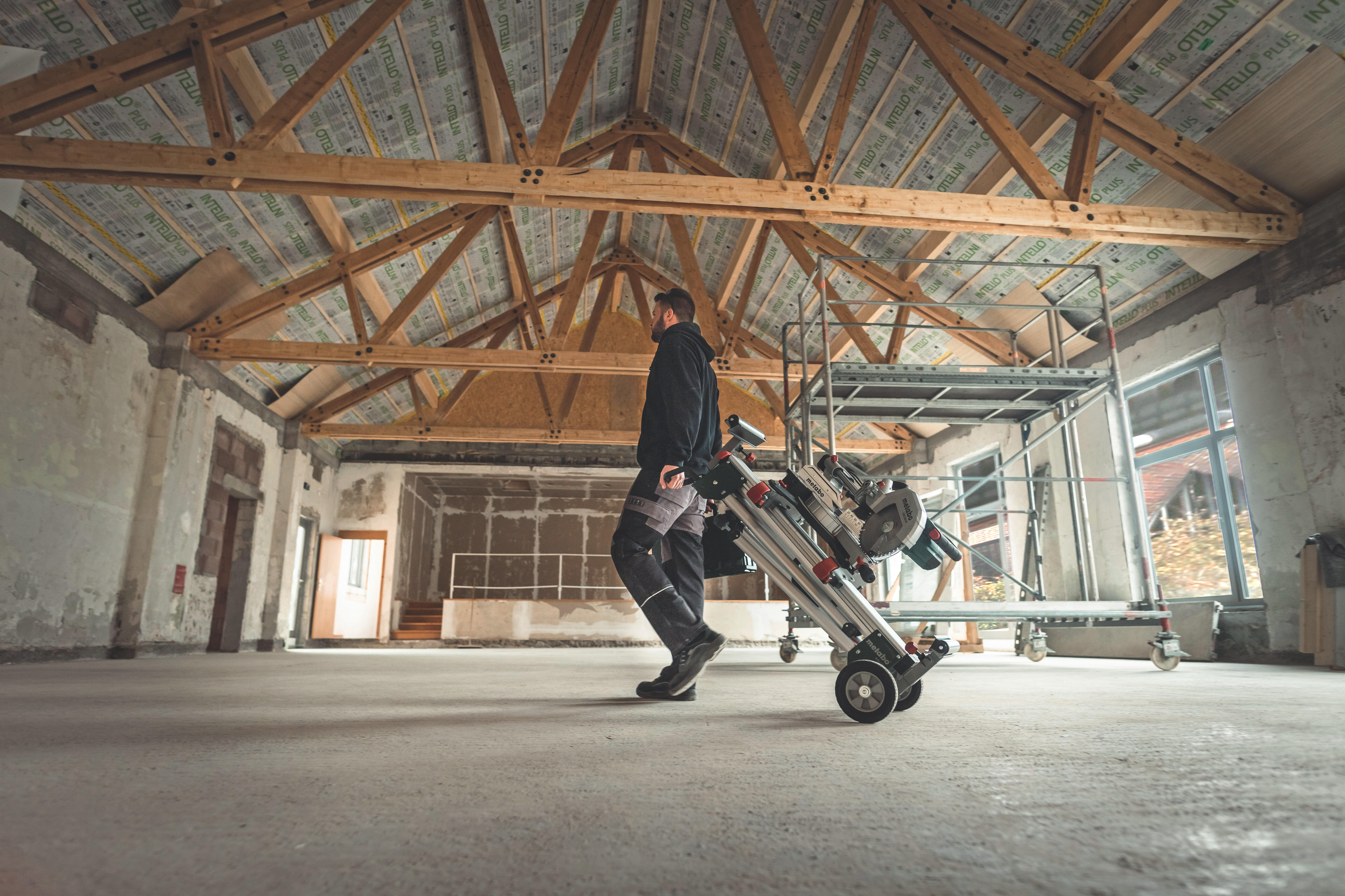 Scie à onglet radiale KGS 216 M + 2ème lame carbure METABO, 216 mm, 1500 W - 7