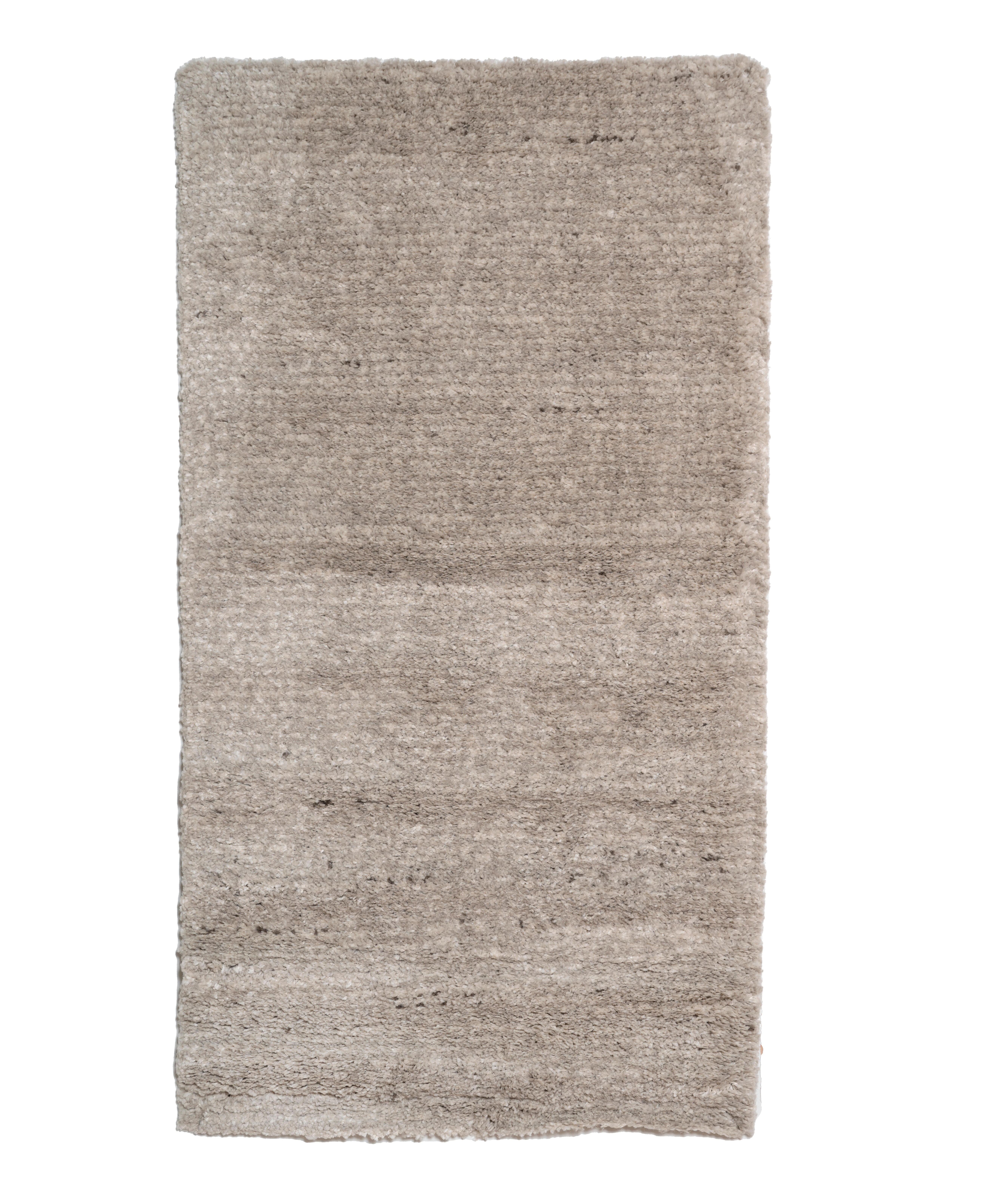 Alfombra pie de cama polipropileno moon gris 60x115cm