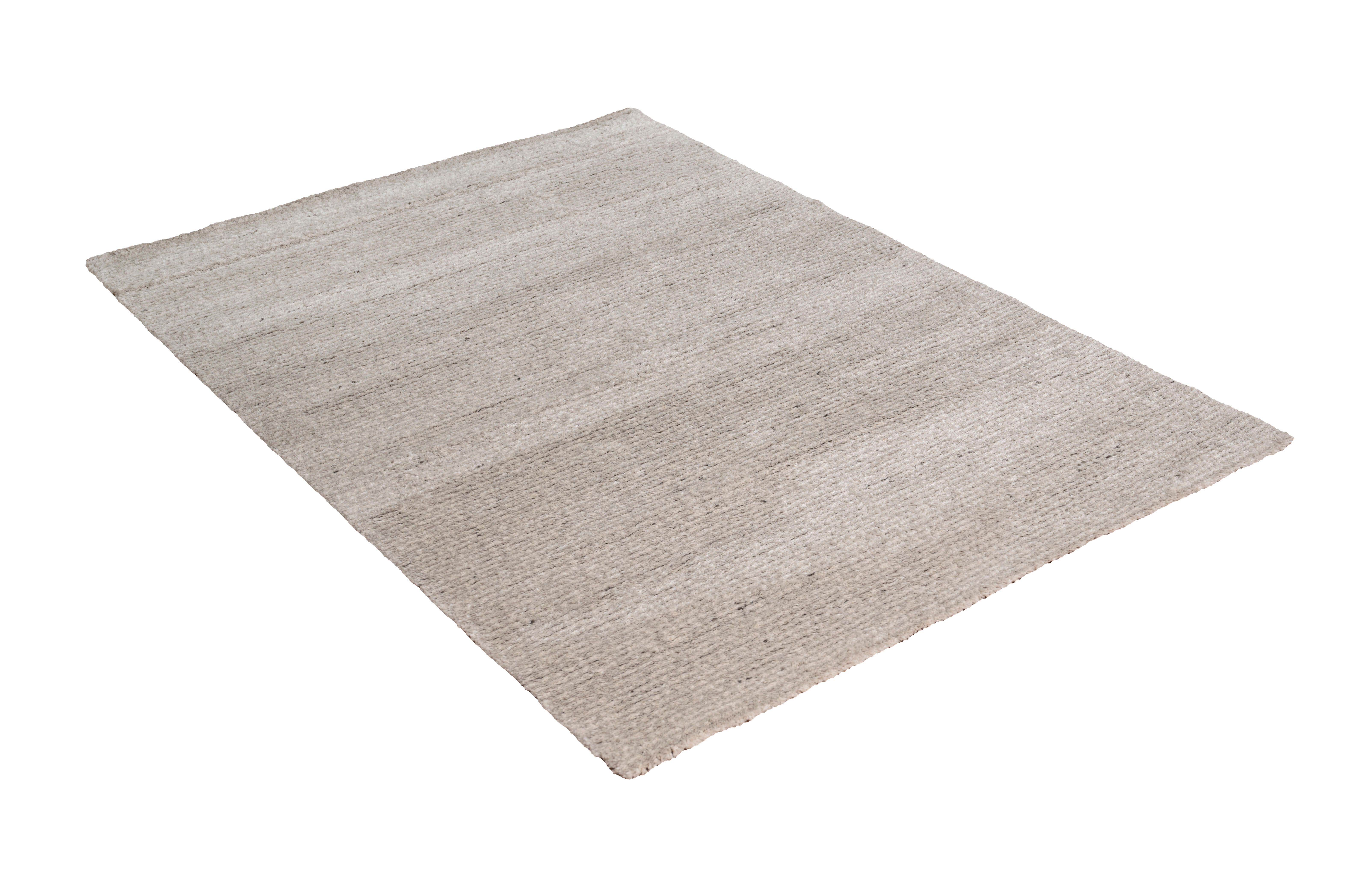 Alfombra polipropileno Moon 120x170cm tejido plano  liso gris - 7