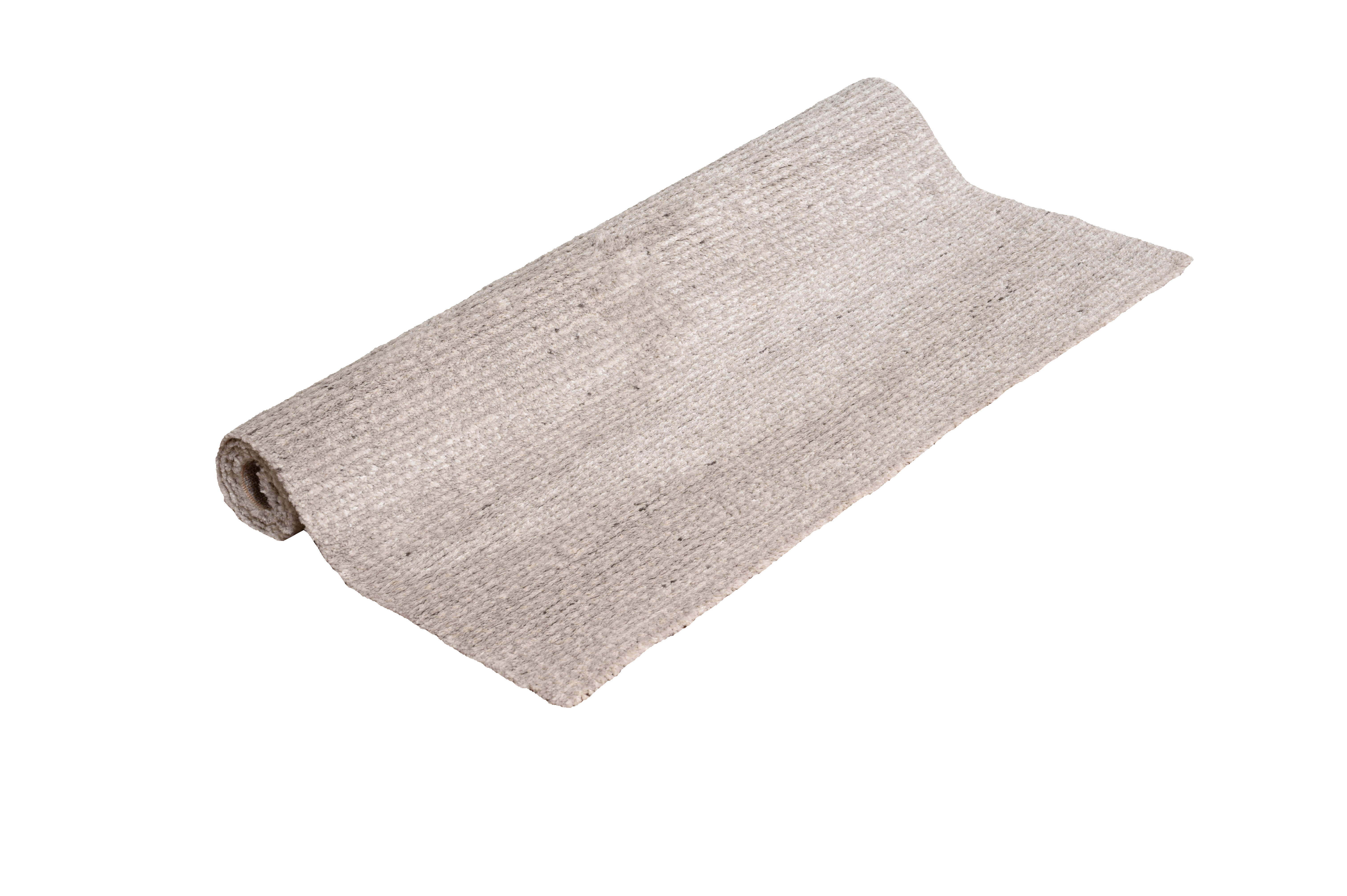 Alfombra polipropileno Moon 120x170cm tejido plano  liso gris - 6