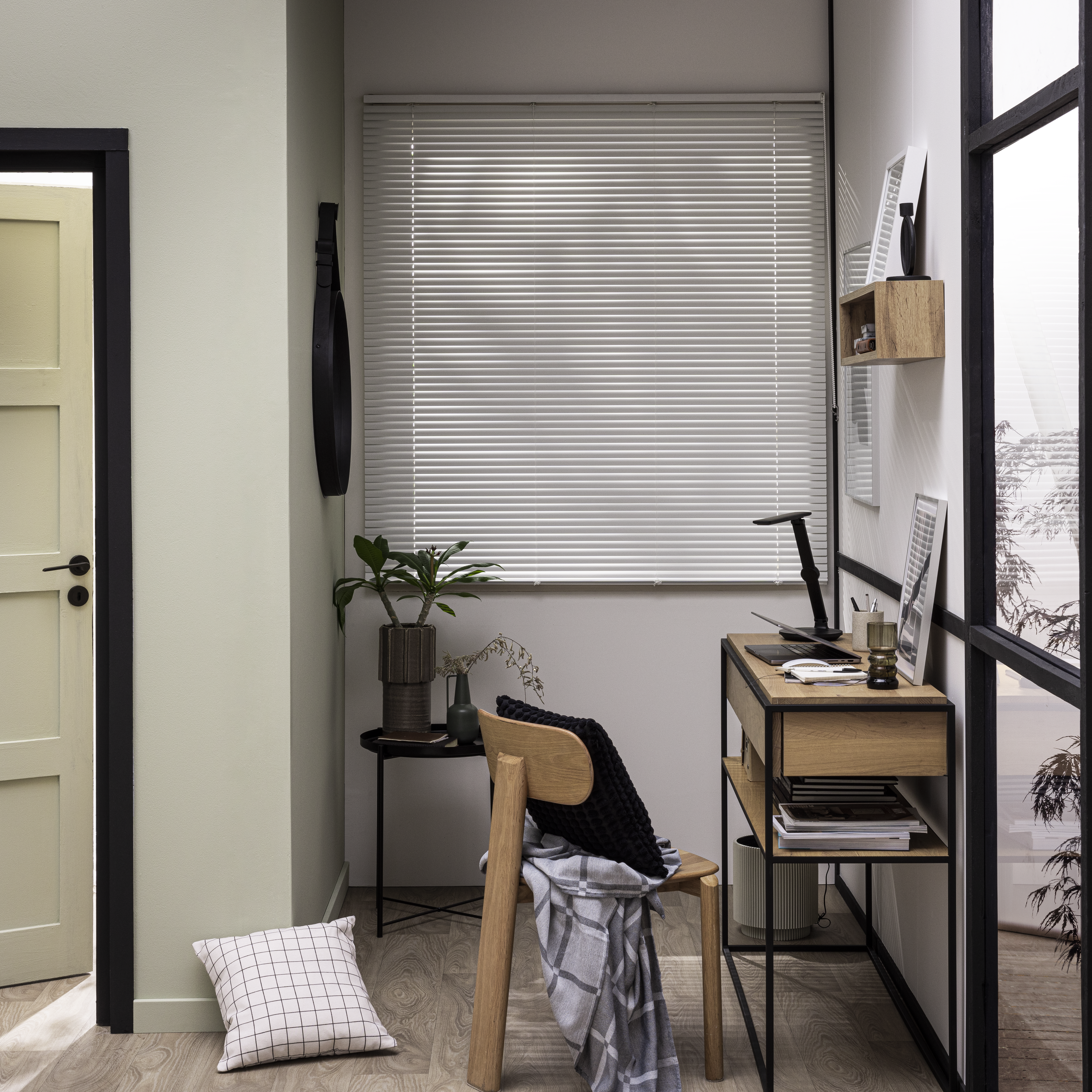 Estore veneziano Epona Inspire 25mm 120x175cm aluminio branco - 4