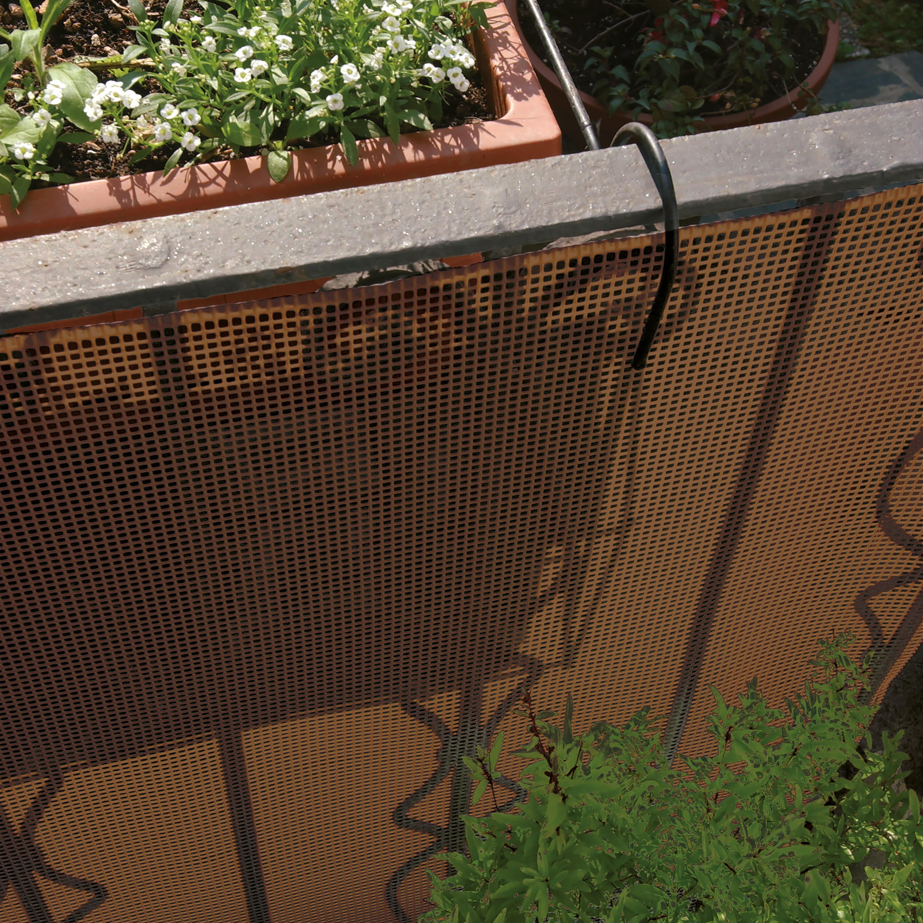 Rete in plastica QUADRA marrone H 1 x L 5 m - 2