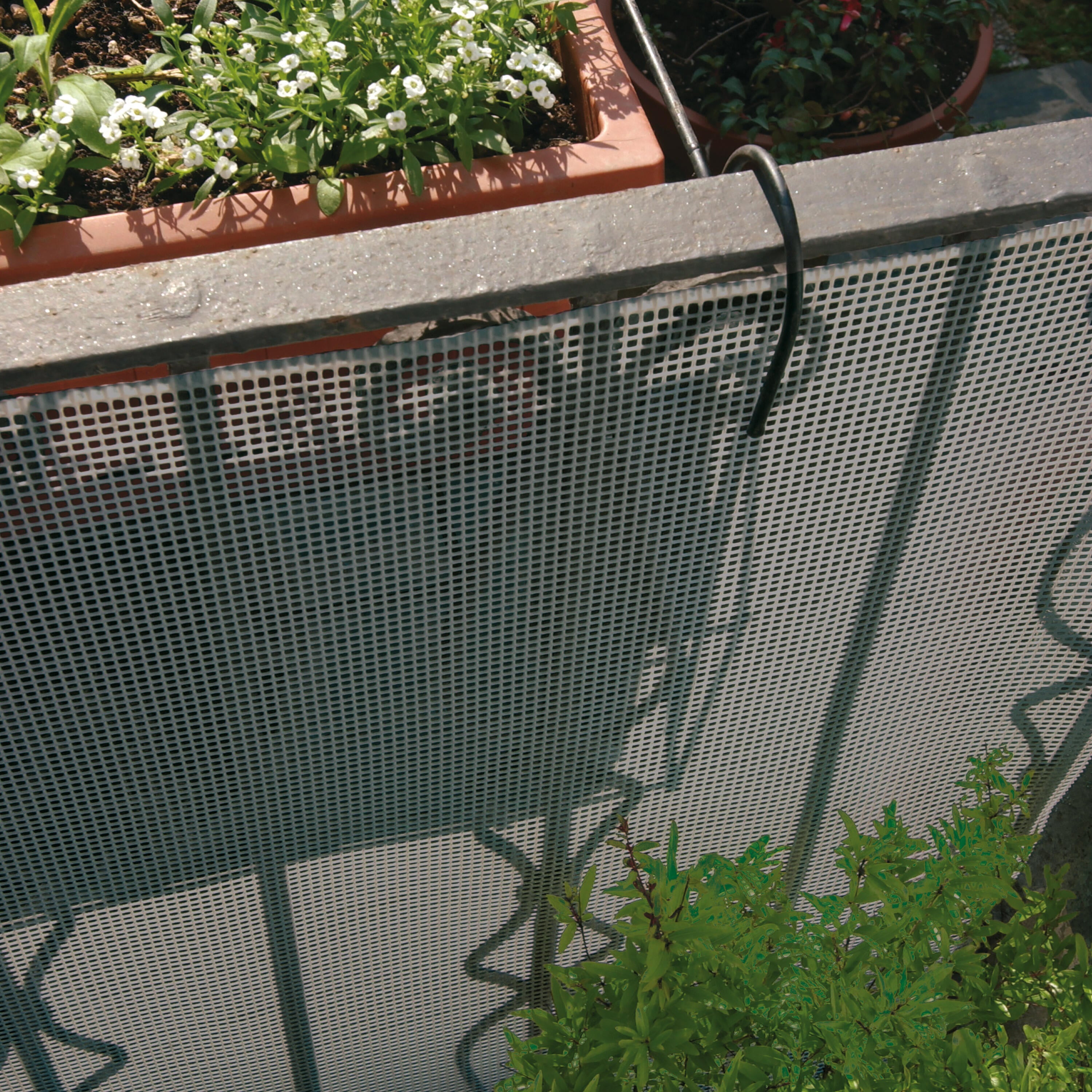 Rete in plastica QUADRA argento H 0.5 x L 5 m - 3