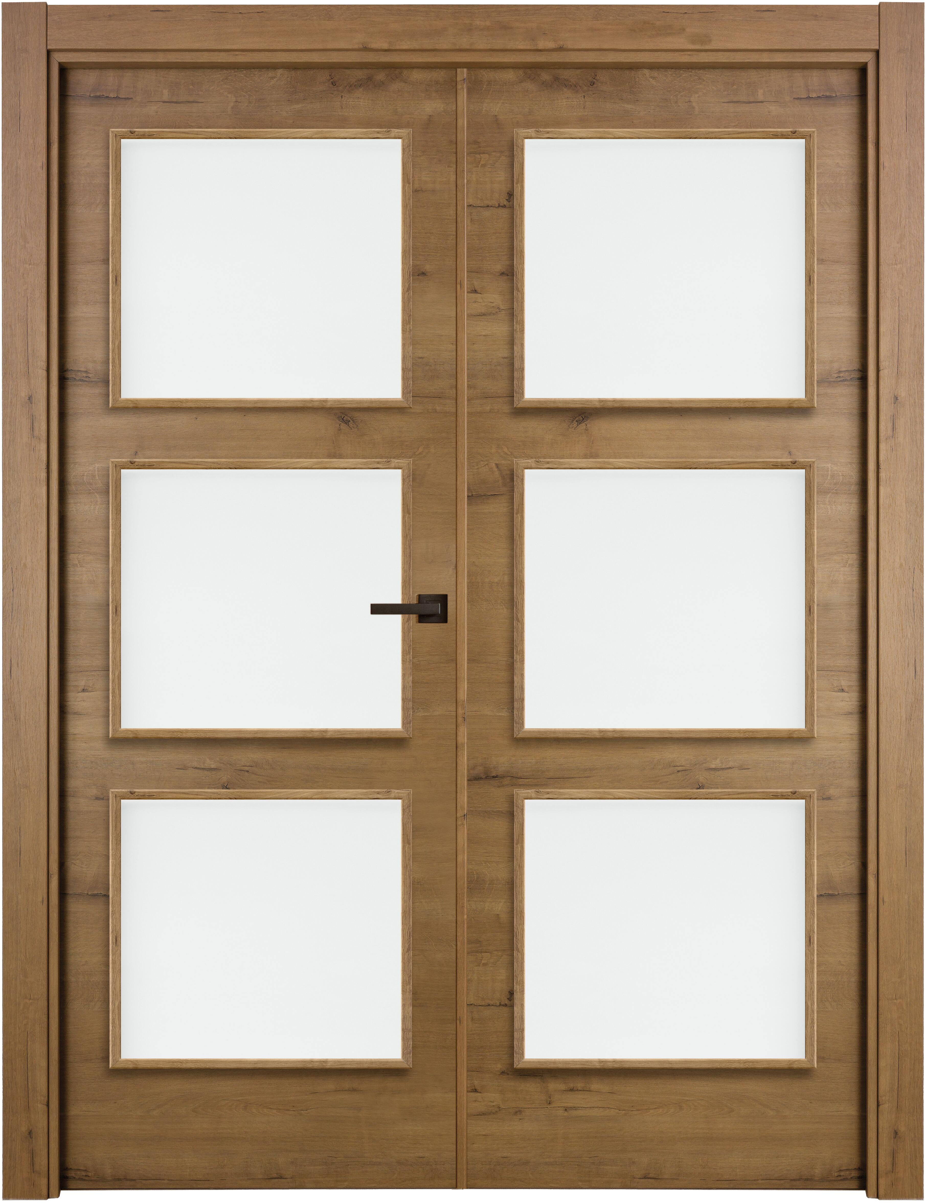 Puerta interior abatible oslo gold line plus apertura izda cristal 7x2 72.5cm
