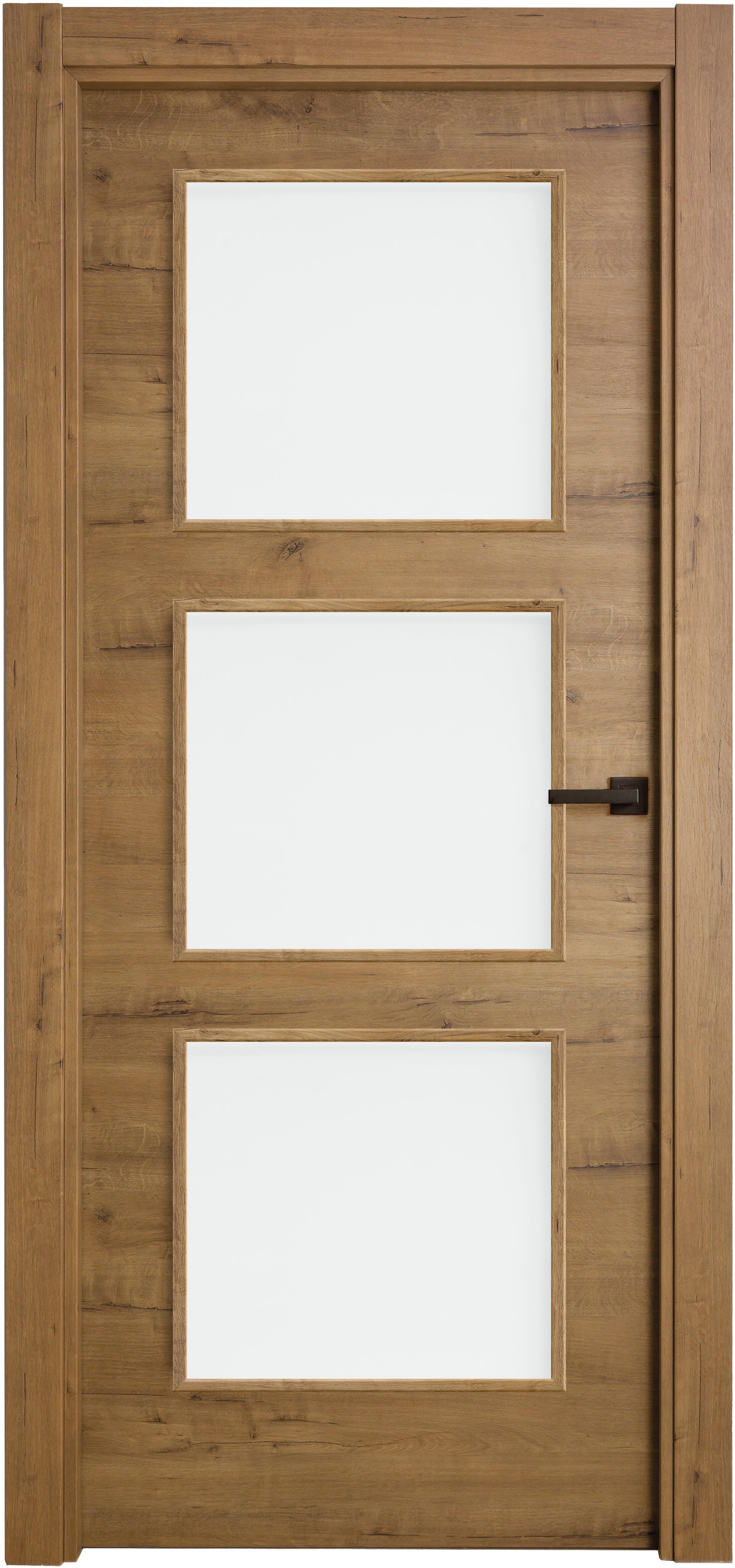 Puerta interior abatible oslo gold line plus apertura izda cristal 6x2 72.5cm