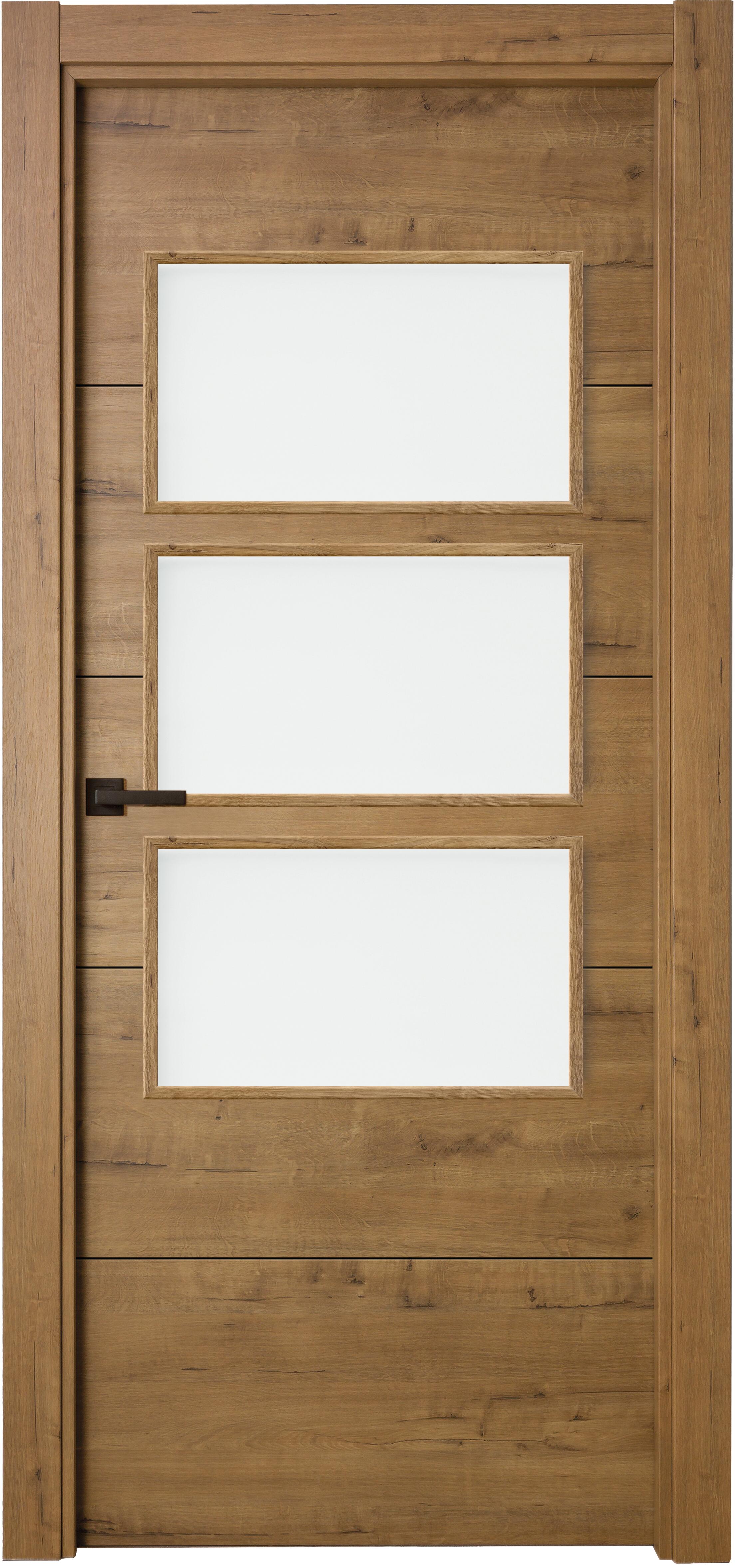 Puerta interior abatible berna gold line plus apertura dcha cristal 7x2 82.5cm