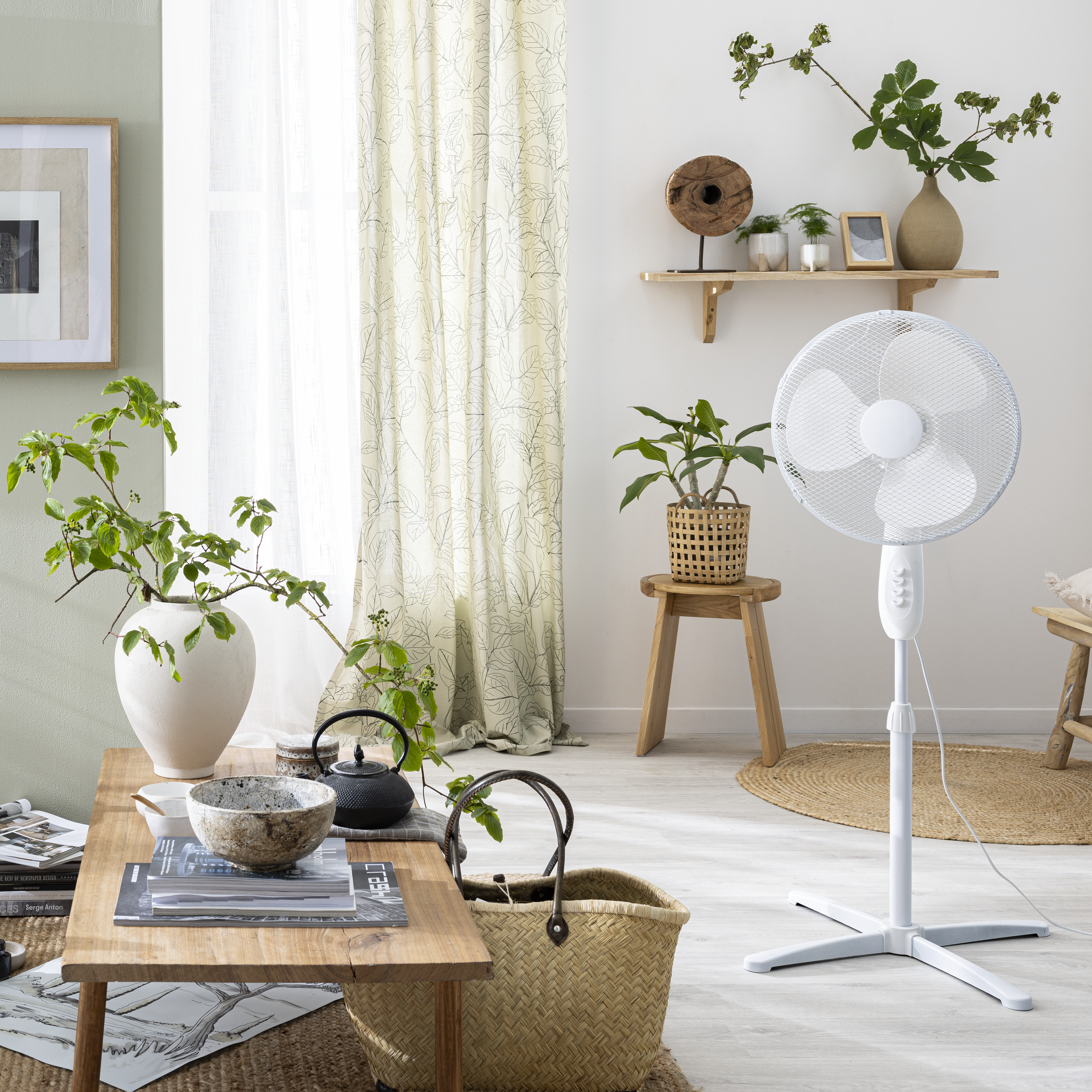 Ventilateur sur pied, EQUATION, Altona 4 45 W, D40 cm - 3