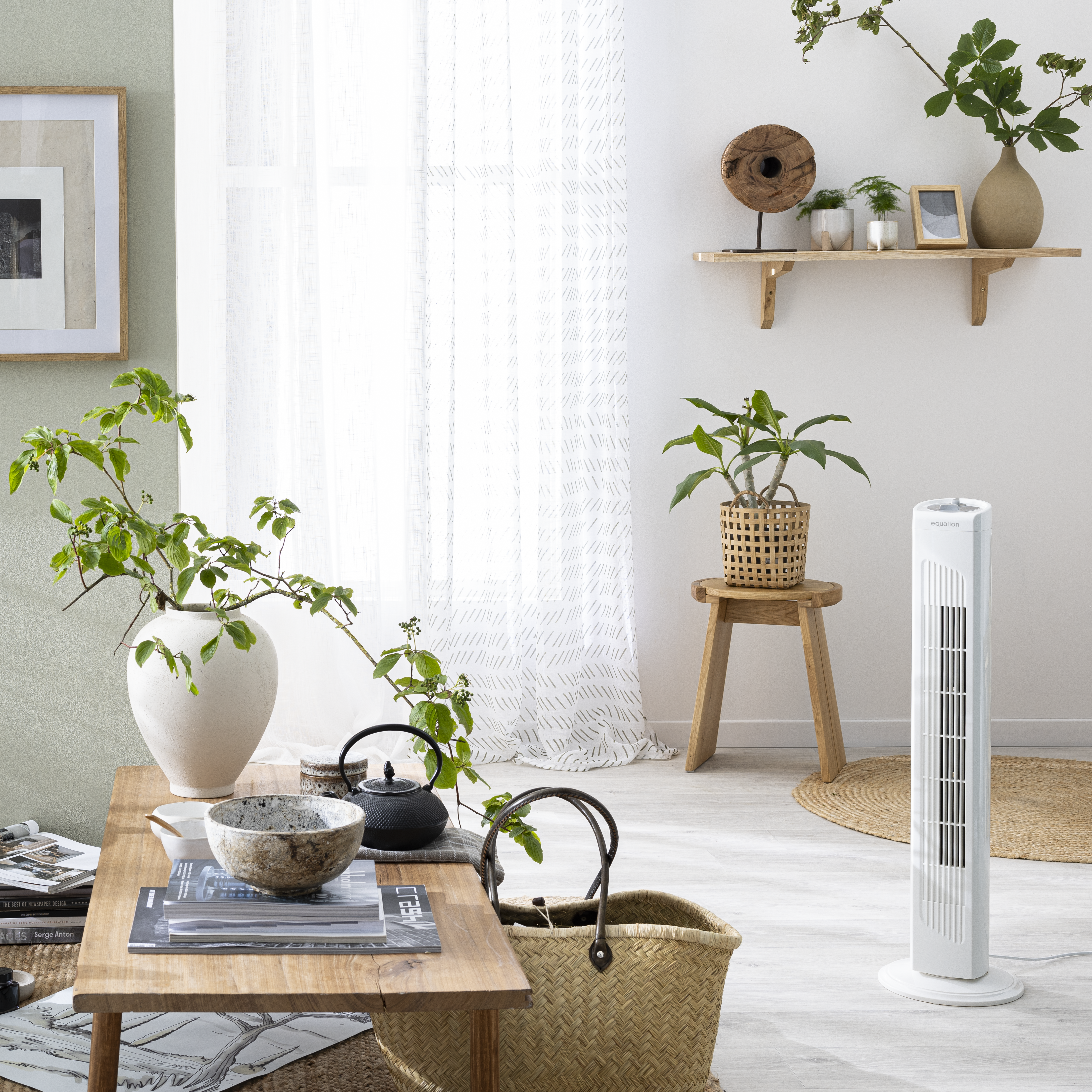 Wentylator kolumnowy biały 81 cm 42 W Equation - 3