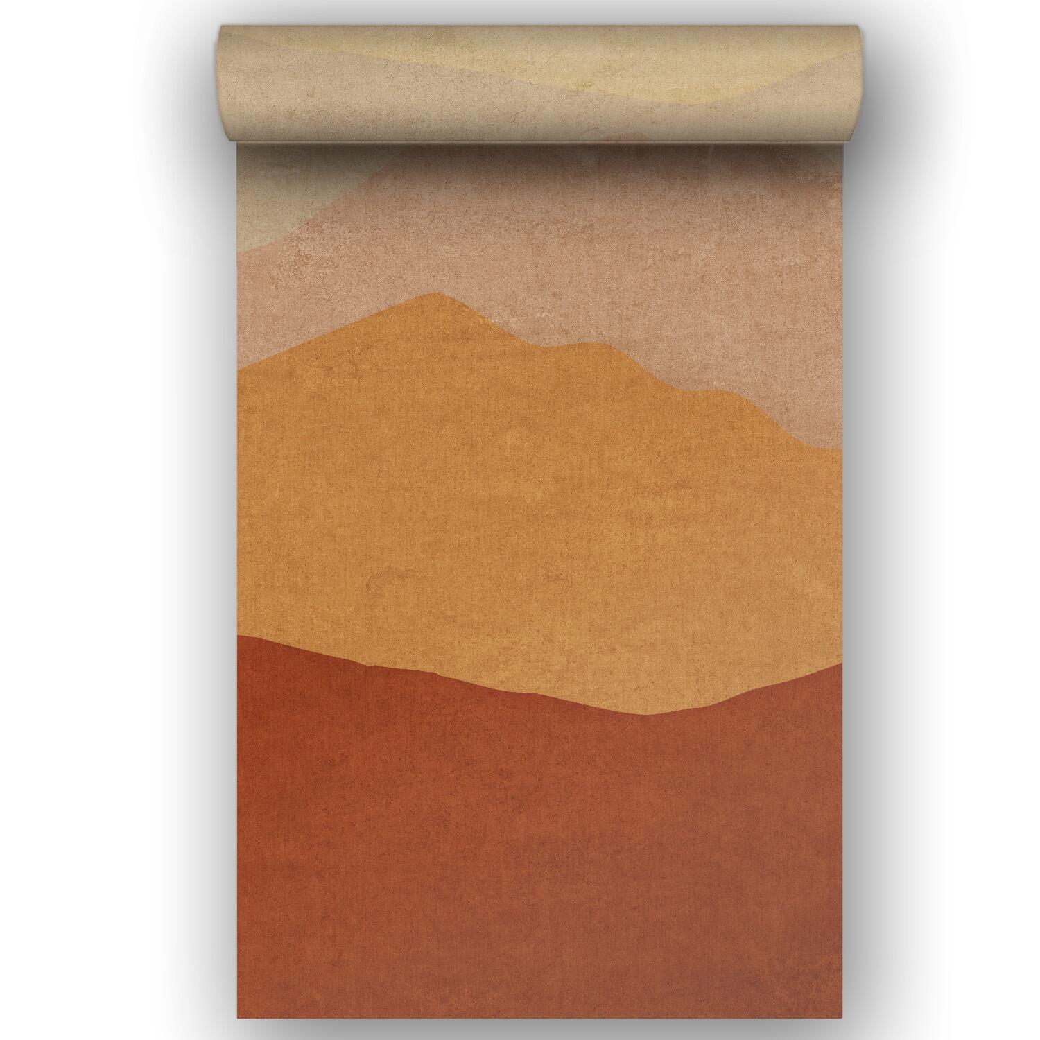 Papier peint panoramique Montagne Jura marron l.159 x H.280 cm - 10