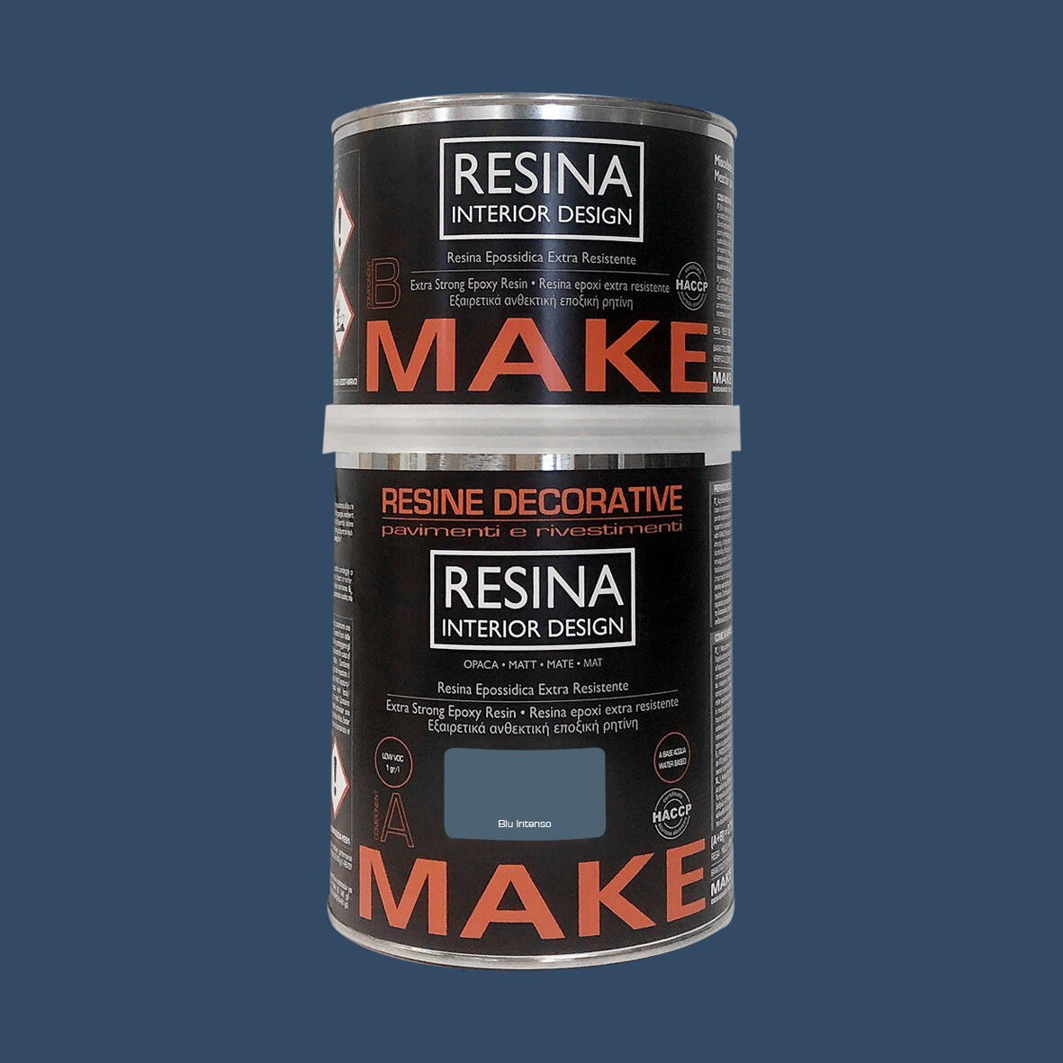 RESINA EPOSSIDICA BICOMPONENTE Per PAVIMENTI Colorata Opaca 1Kg A B - Foto 7