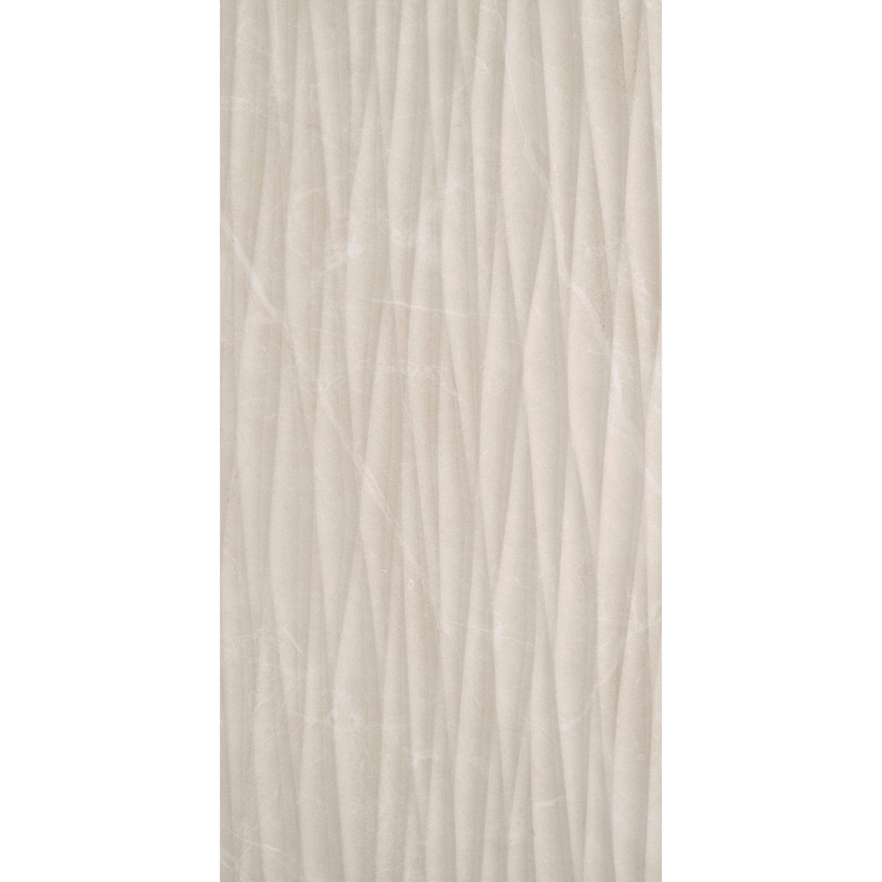 Carrelage mur intérieur effet relief/marbre beige Windsor l.30 x L.60 cm ARTENS - 4