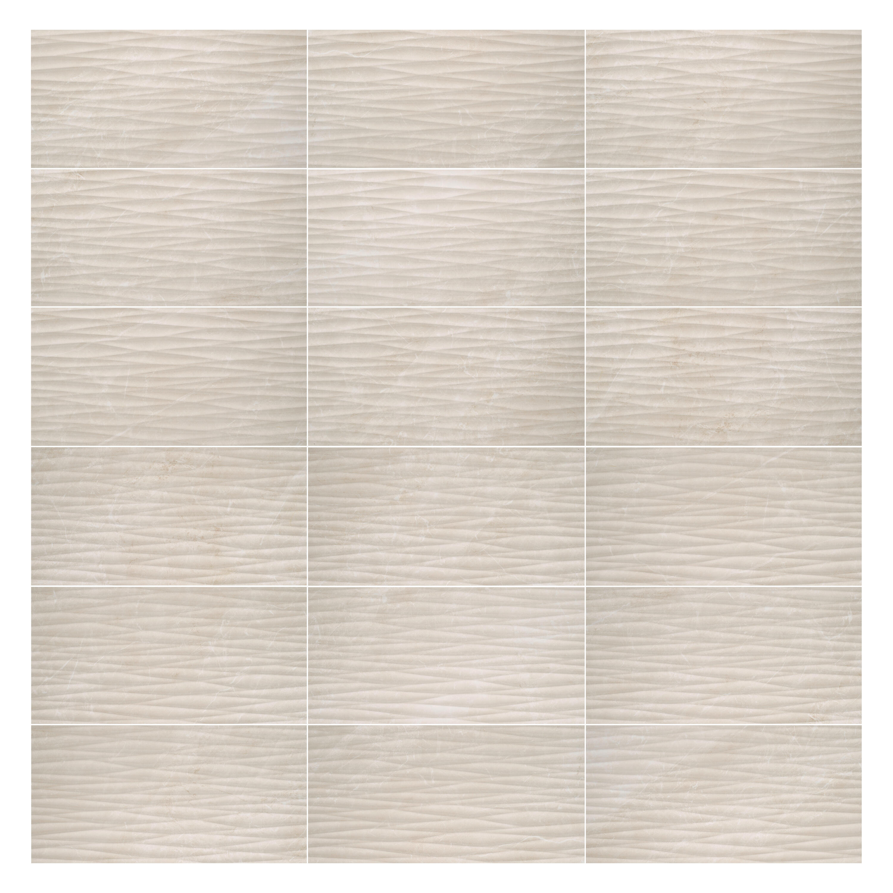 Carrelage mur intérieur effet relief/marbre beige Windsor l.30 x L.60 cm ARTENS - 7