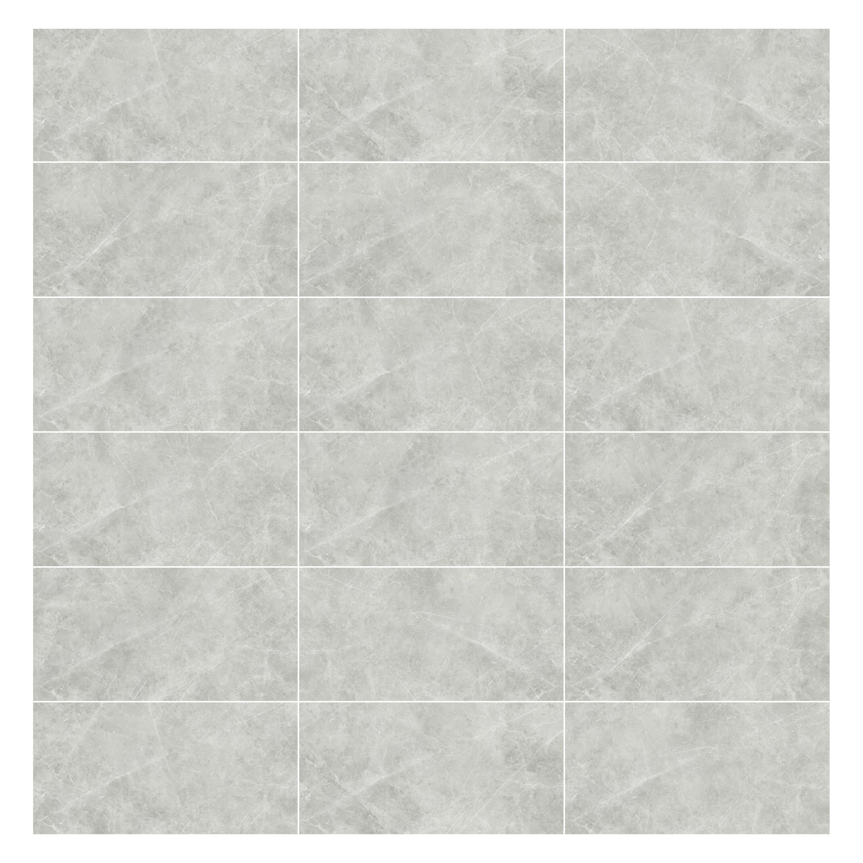 Carrelage sol intérieur / mur intérieur effet marbre gris clair Marmi l.60 x L.1 - 4