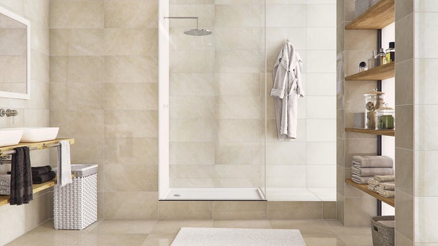 Baño con revestimiento cerámico
