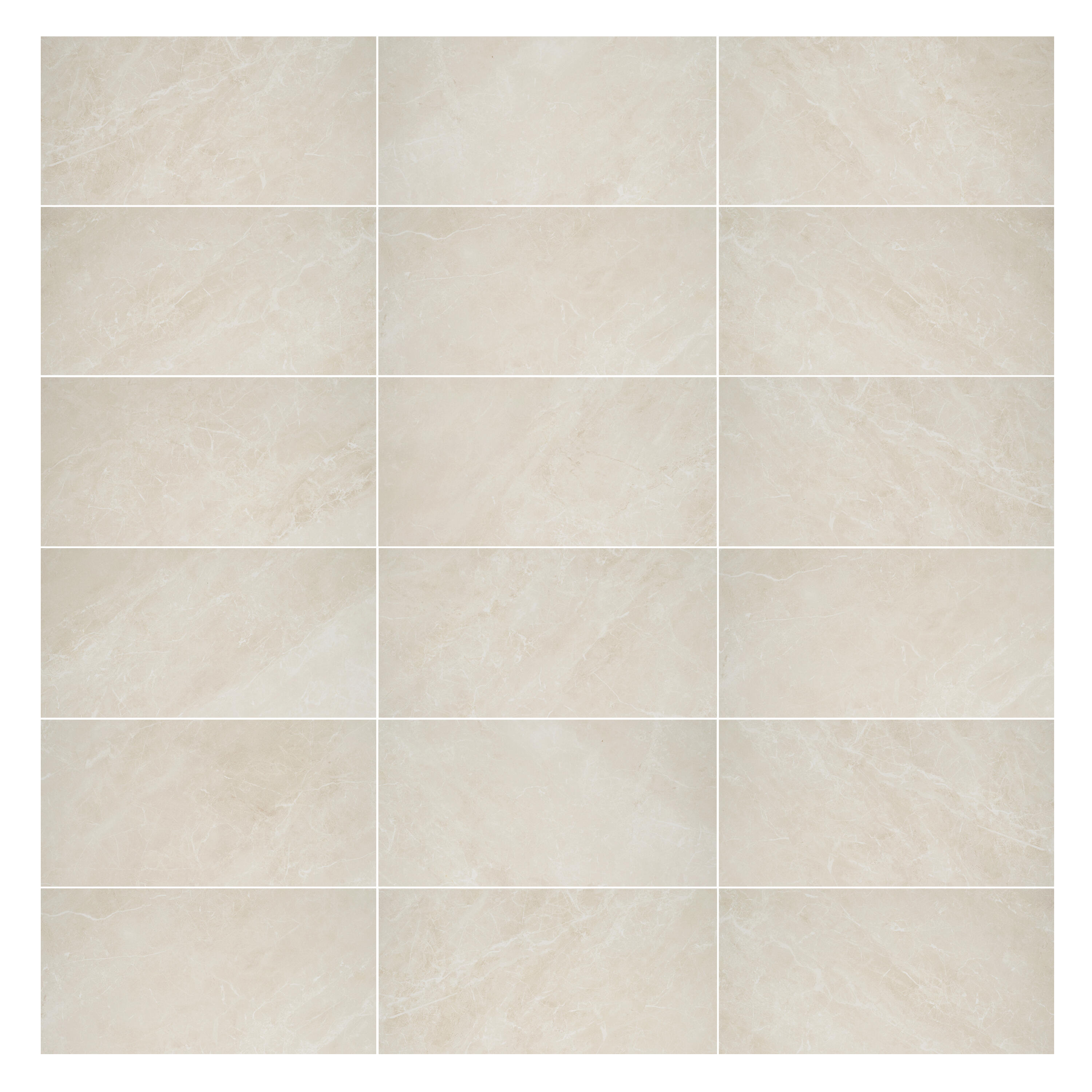 Piastrella da rivestimento interno in maiolica 30 x 60 cm rettificato smaltato beige lucido Windsor Sp. 10.3 mm 1.08 mq - 6