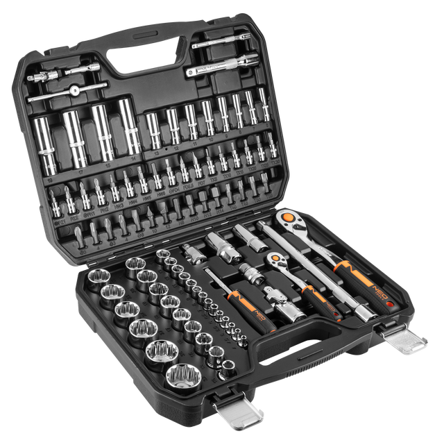Zestaw kluczy nasadowych 86 szt. Neo Tools