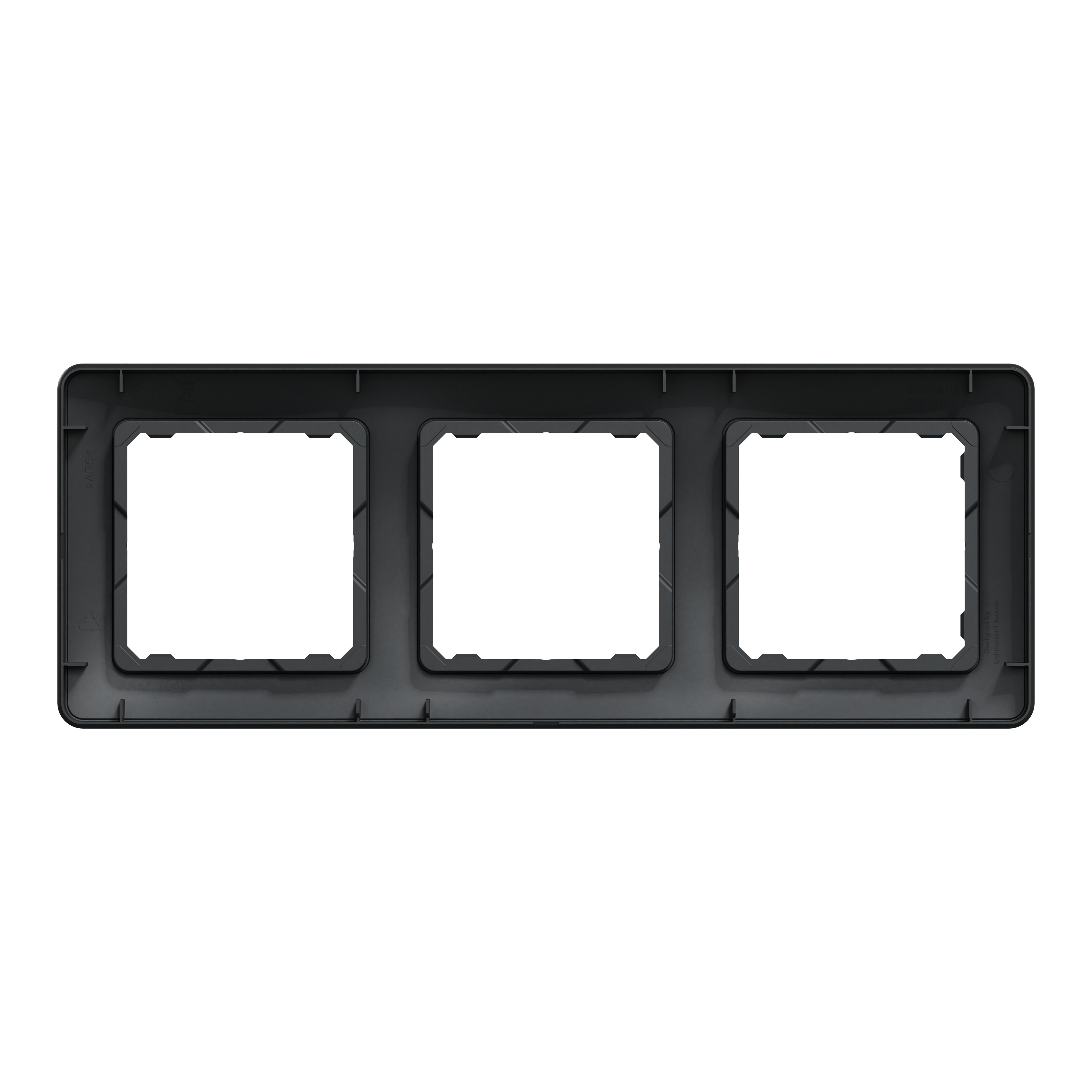 Ramka potrójna czarny antracyt SEDNA DESIGN SCHNEIDER ELECTRIC - 6
