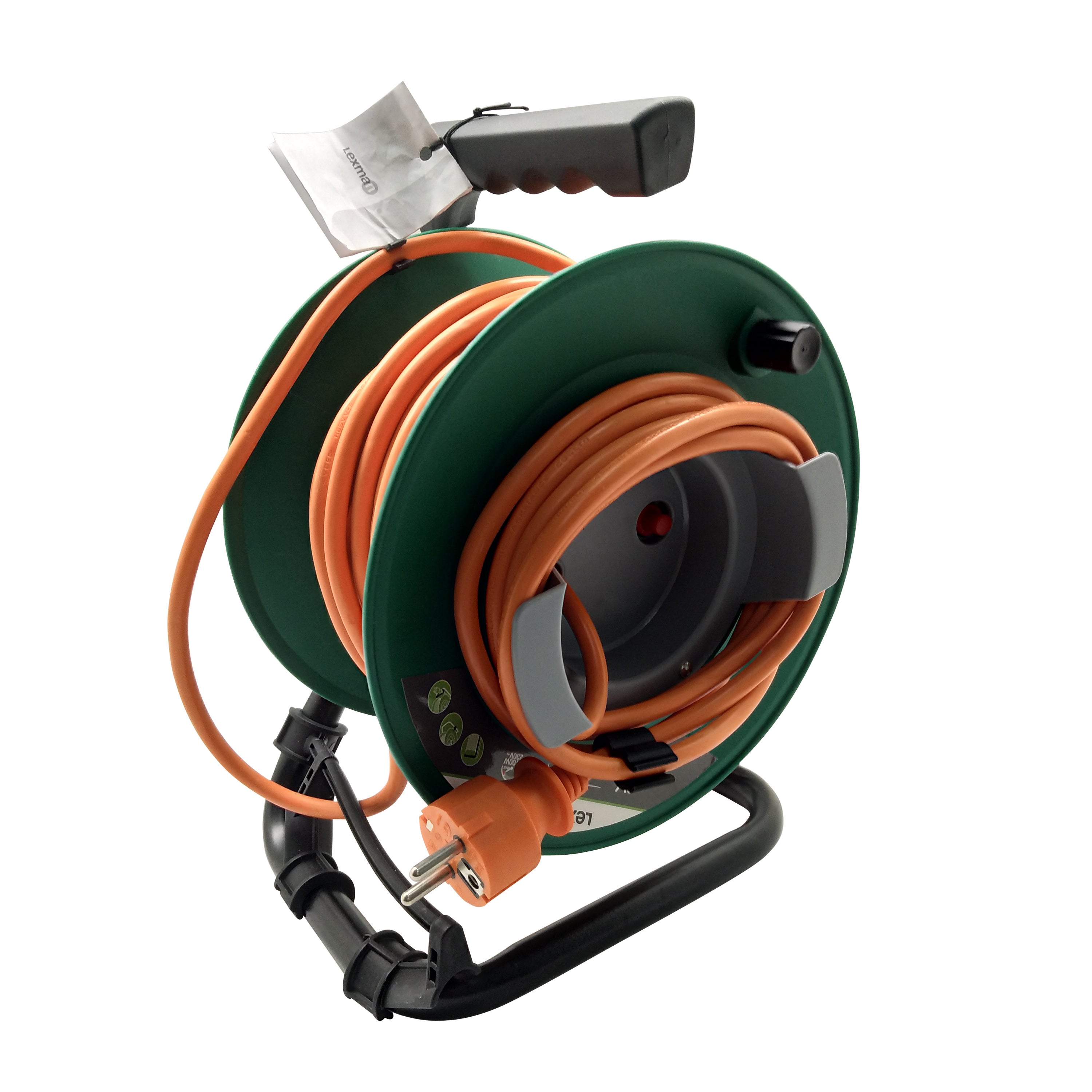 Enrouleur de câble électrique jardin L.40 m ho5vvf 3g1.5, LEXMAN - 2