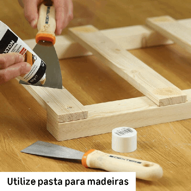 Pasta para madeiras para tapar parafusos