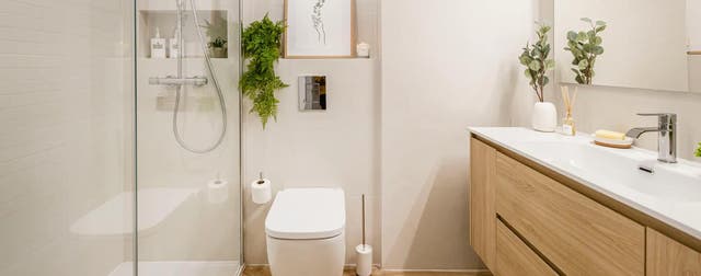 aprovecha cada centímetro del baño