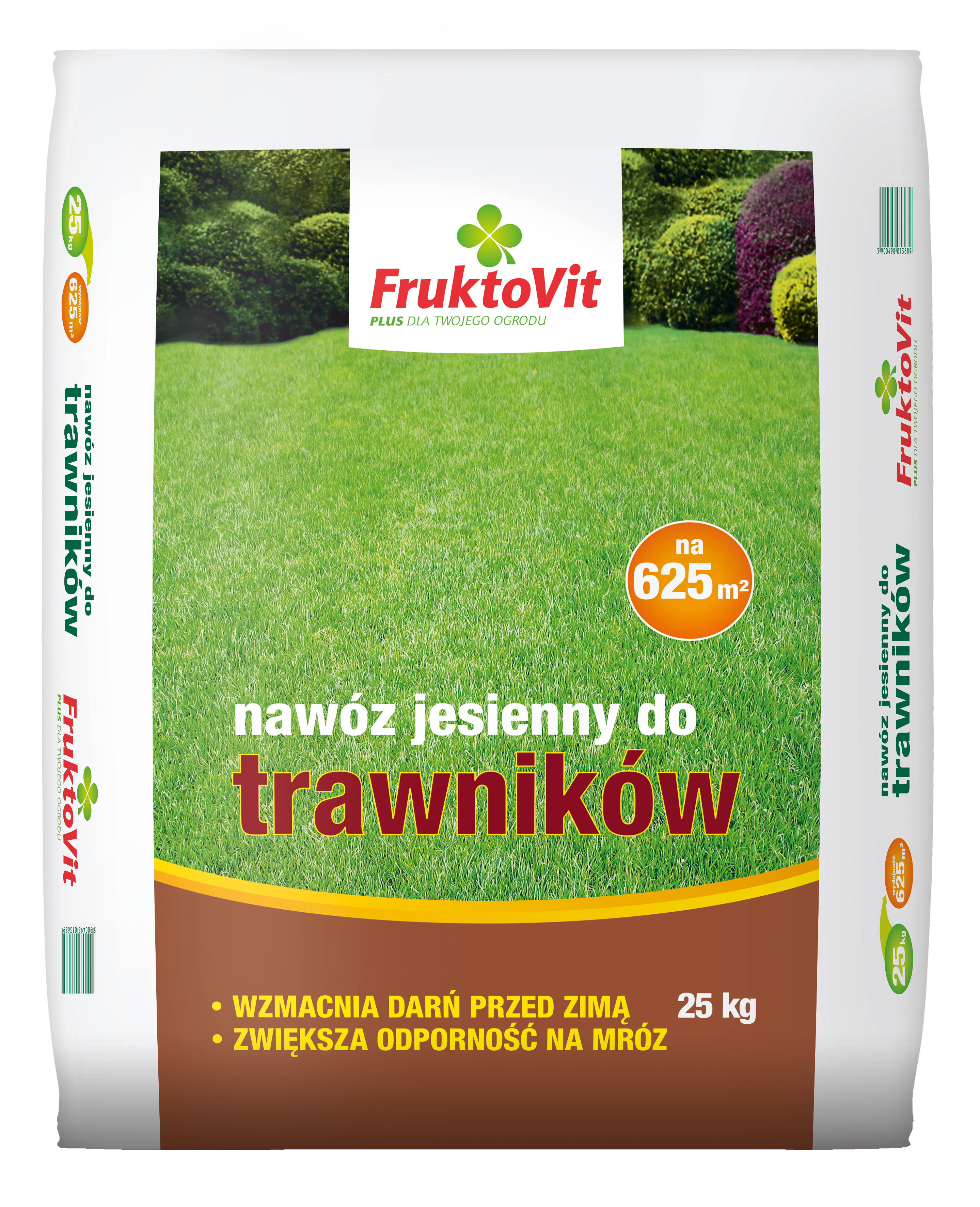 Nawóz do trawnika jesienny 25kg Fruktovit