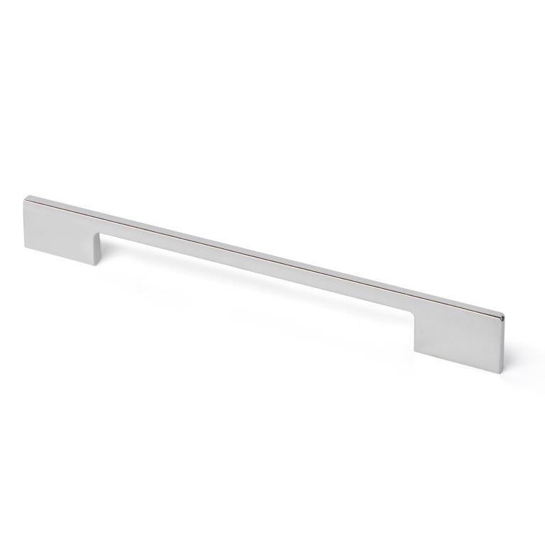 Tirador mueble nesu gris / plata distancia entre eje 160 mm