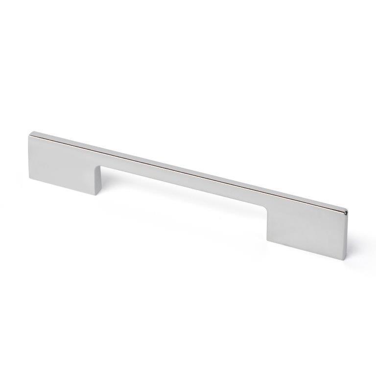 Tirador mueble nesu gris / plata distancia entre eje 96 mm