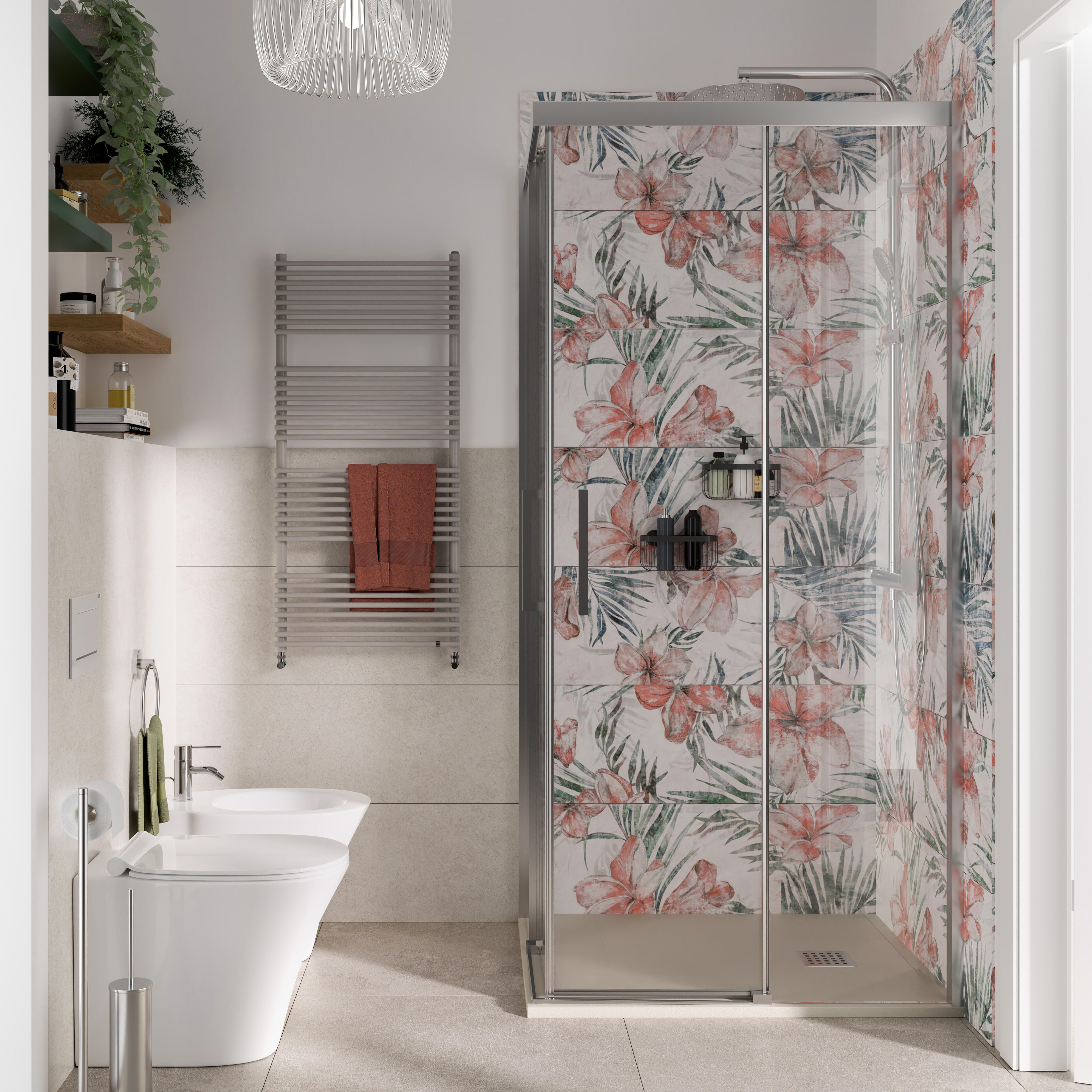 Rubinetto per bidet getto laminare cristallino TAYRONA HUBER cromato lucido - 2